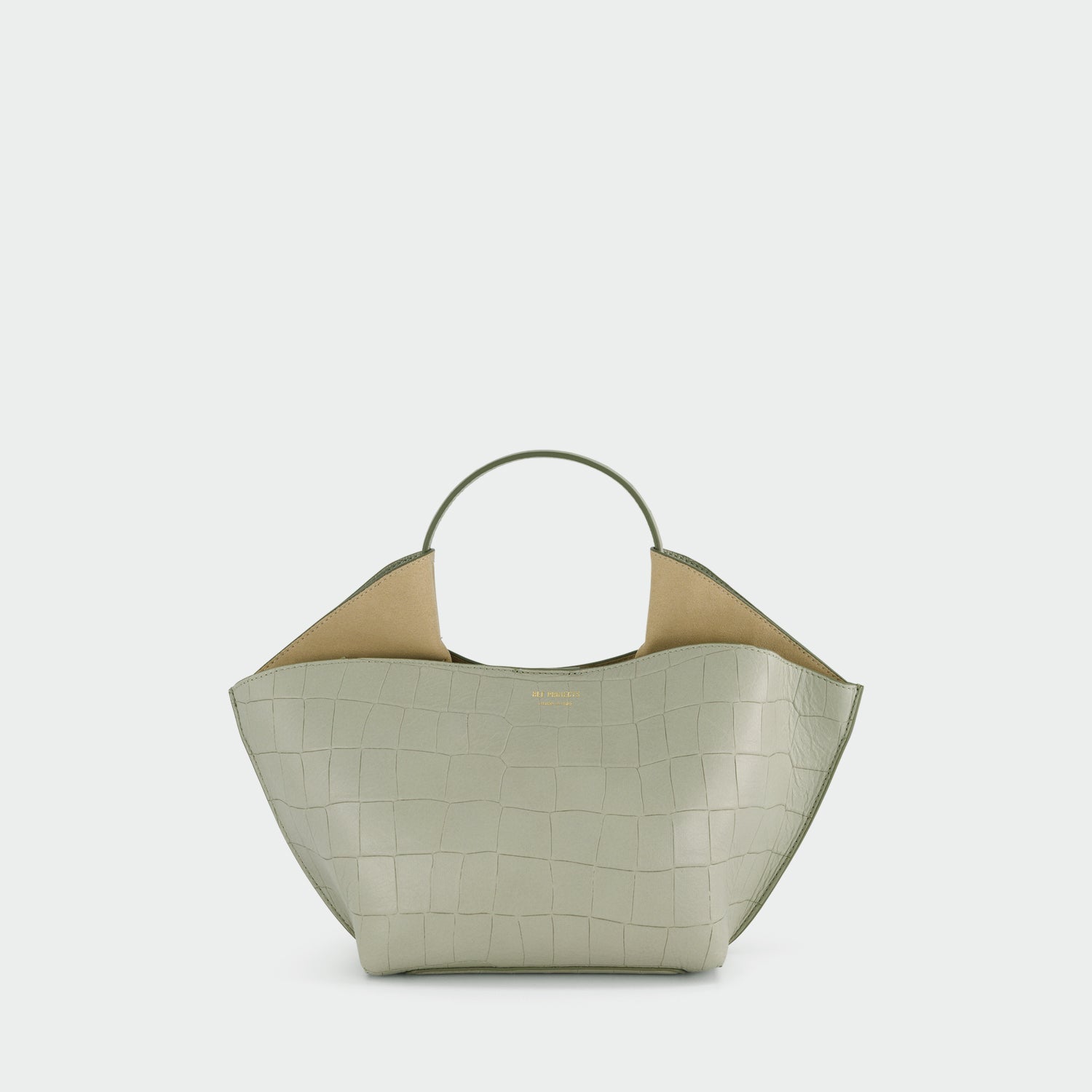 ANN TOTE MINI - SOFT CROC - SAGE