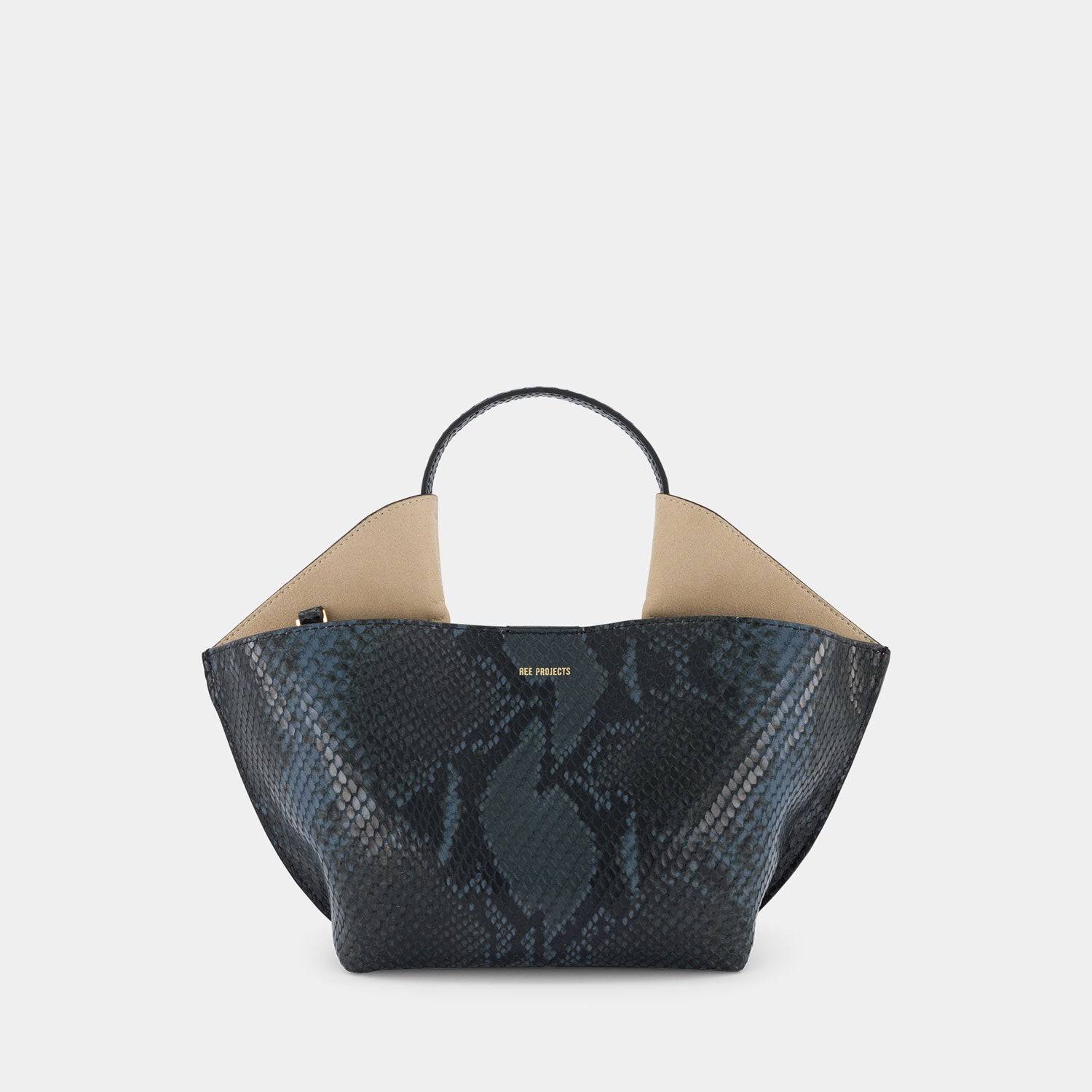 ANN TOTE MINI - PYTHON - BLUE BLACK