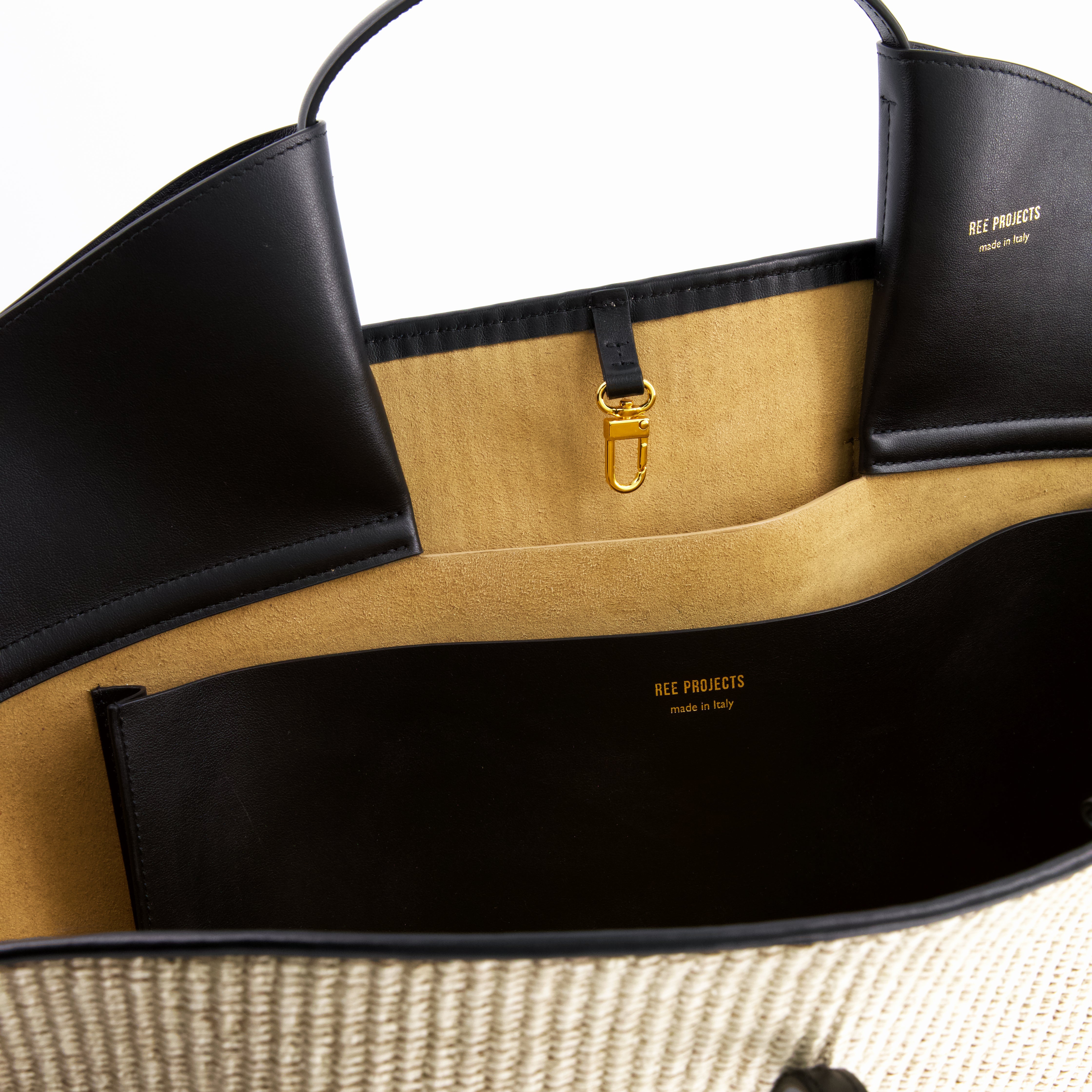 ANN TOTE LARGE - RAFFIA