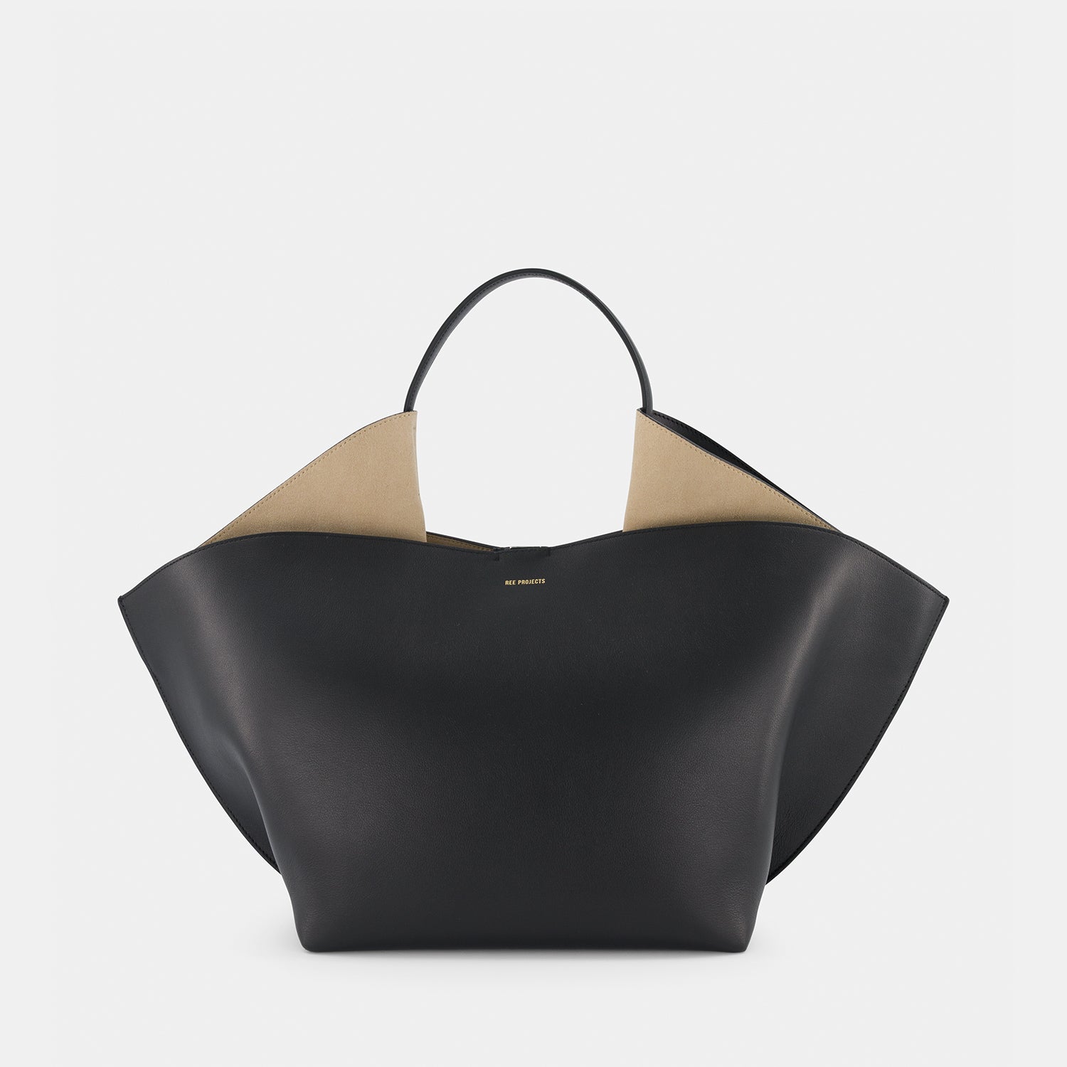 Ann Tote Medium - Soft Calf - Black