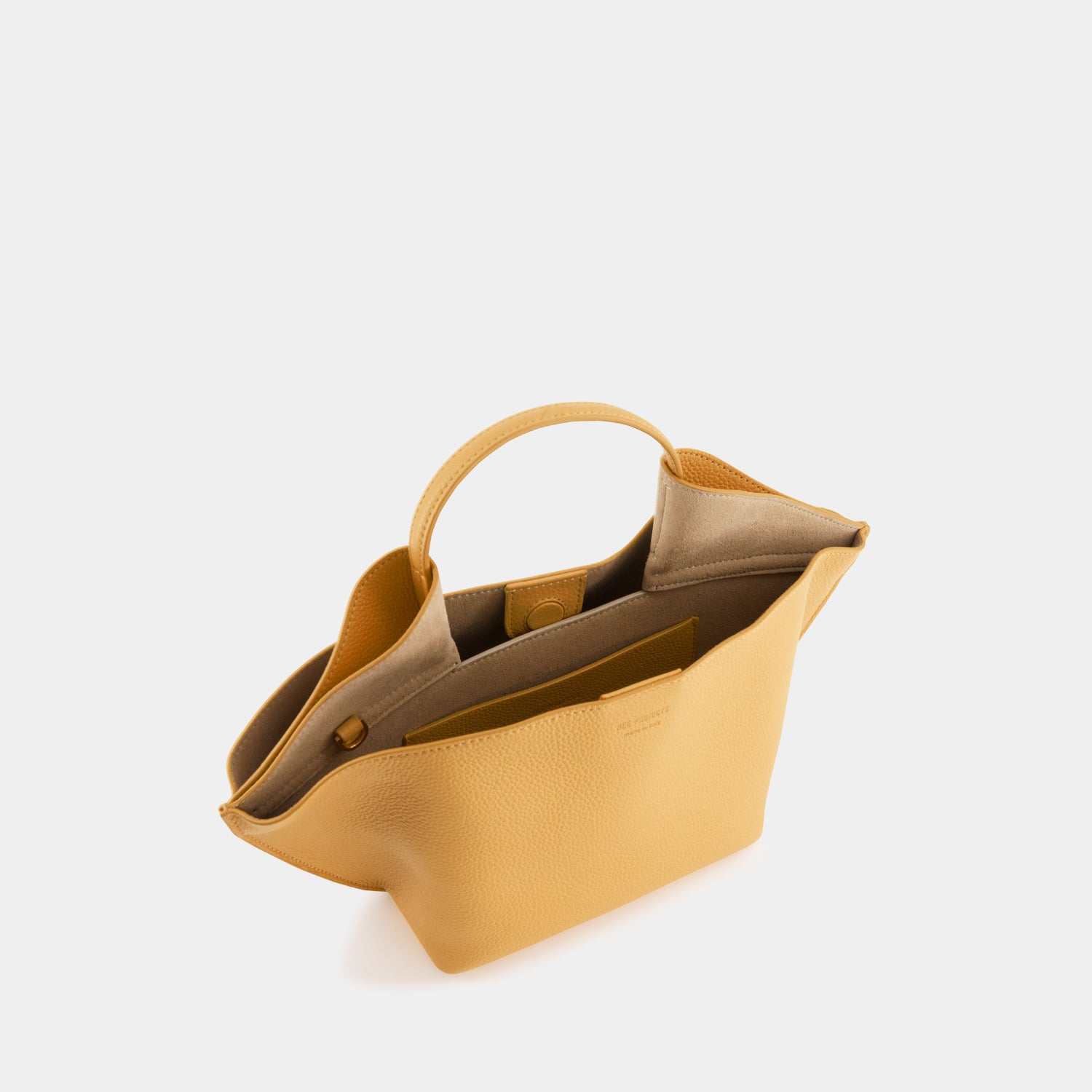 ANN TOTE MINI - PEBBLE GRAIN - SUNFLOWER