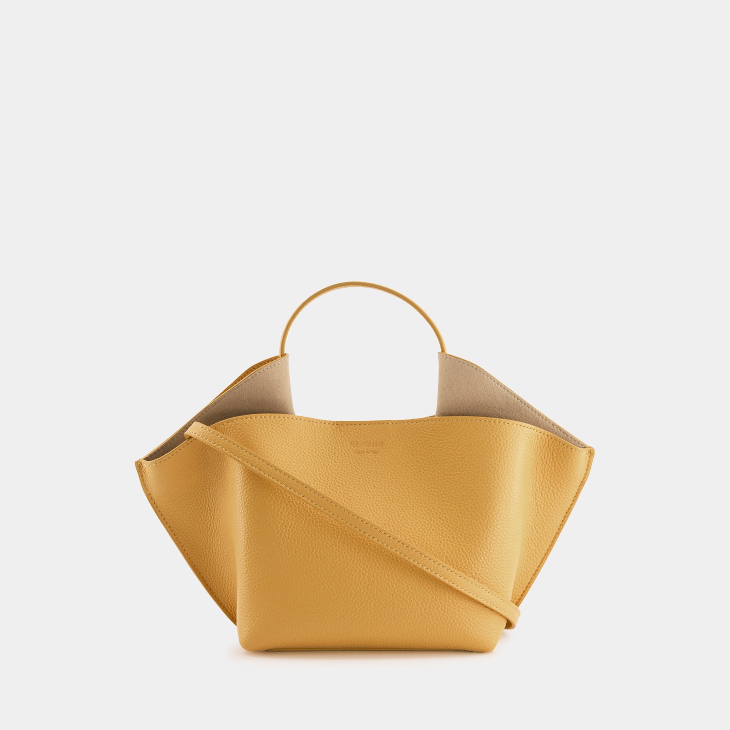 ANN TOTE MINI - PEBBLE GRAIN - SUNFLOWER