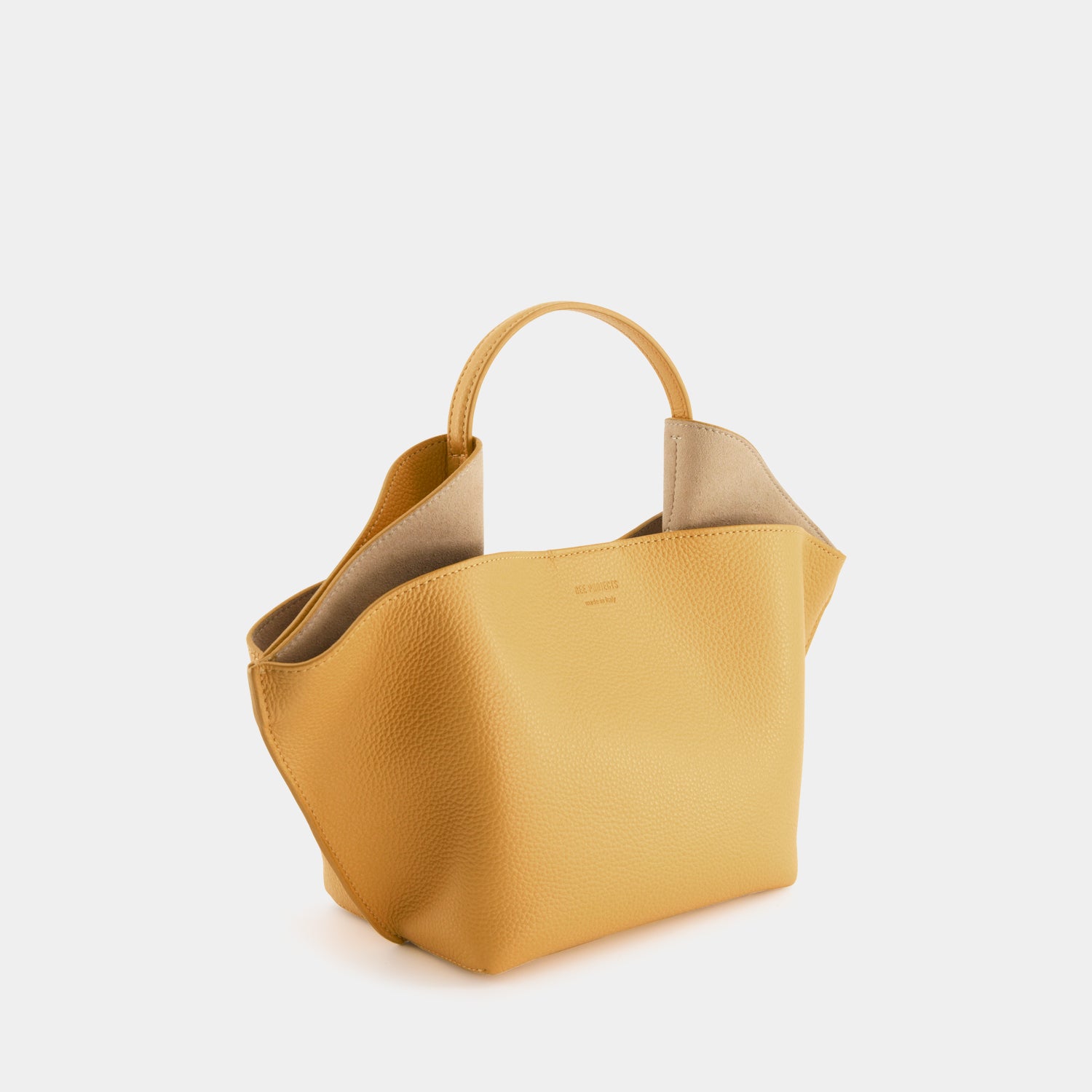 ANN TOTE MINI - PEBBLE GRAIN - SUNFLOWER