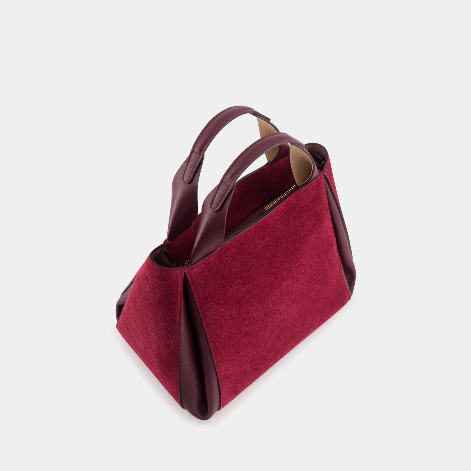AVY MEDIUM - SUEDE SOFT CALF - MAROON