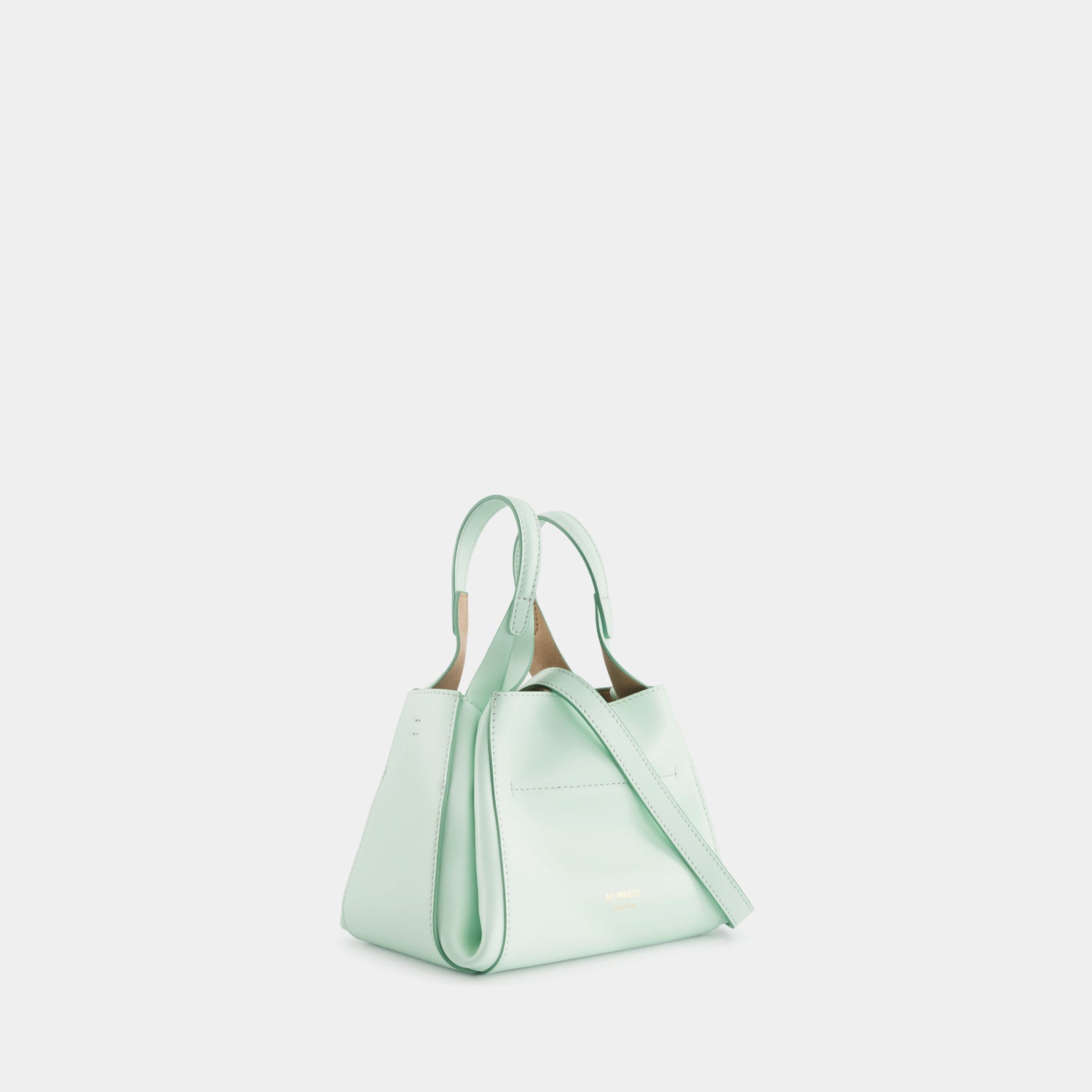 BUCKET AVY SMALL - SOFT CALF - SHEER MINT