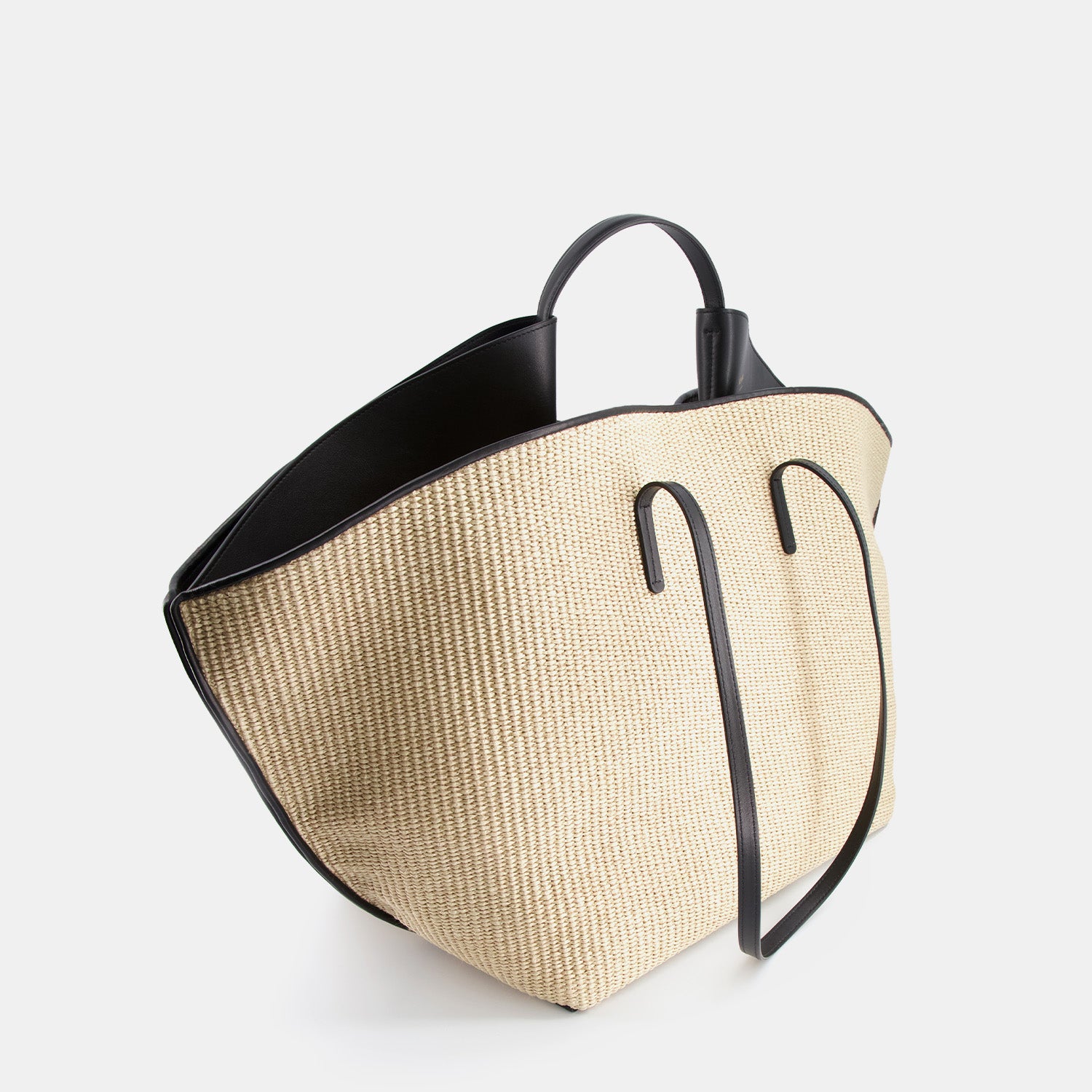 ANN TOTE LARGE - RAFFIA