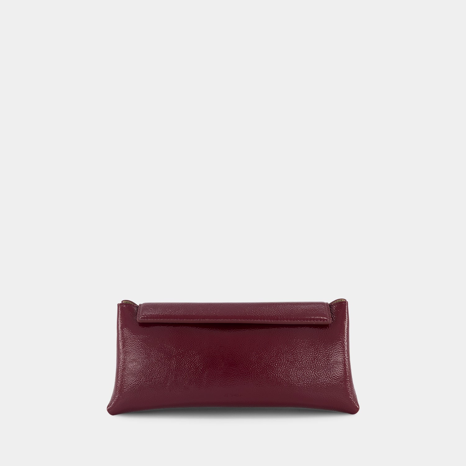 ラクレコ ELIEZE CLUTCH - NAPPA LAK - BURGUNDY