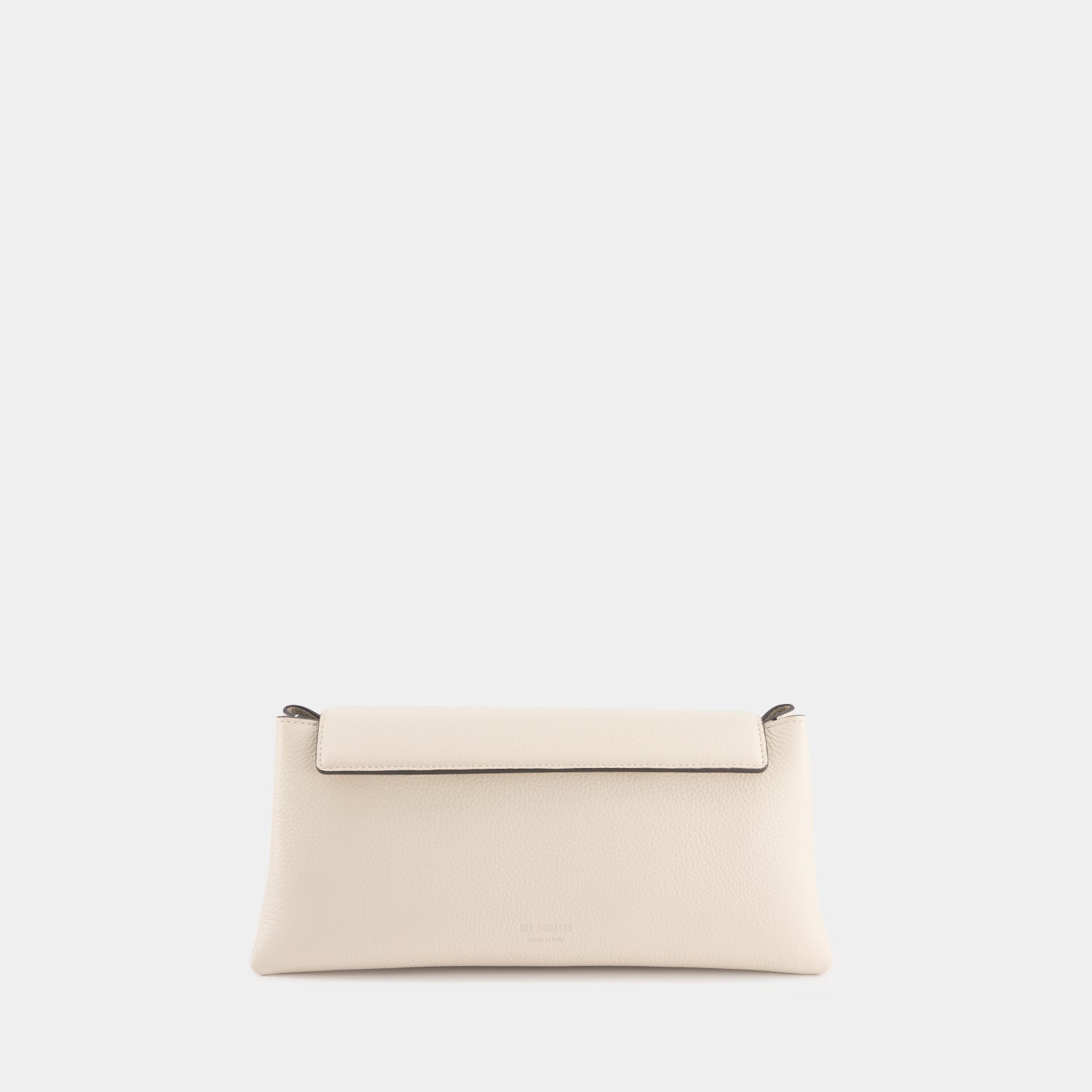 ELIEZE CLUTCH - PEBBLE GRAIN - BEIGE