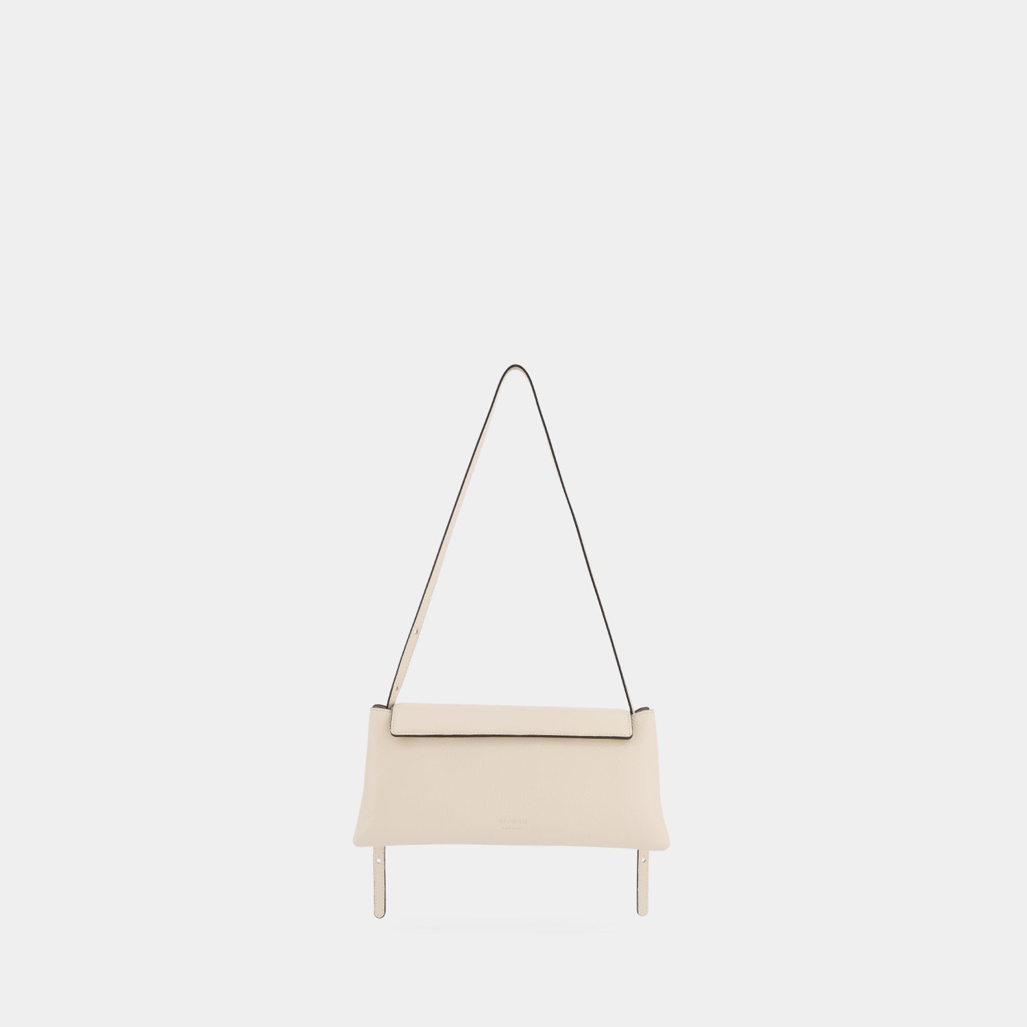 ELIEZE CLUTCH - PEBBLE GRAIN - BEIGE