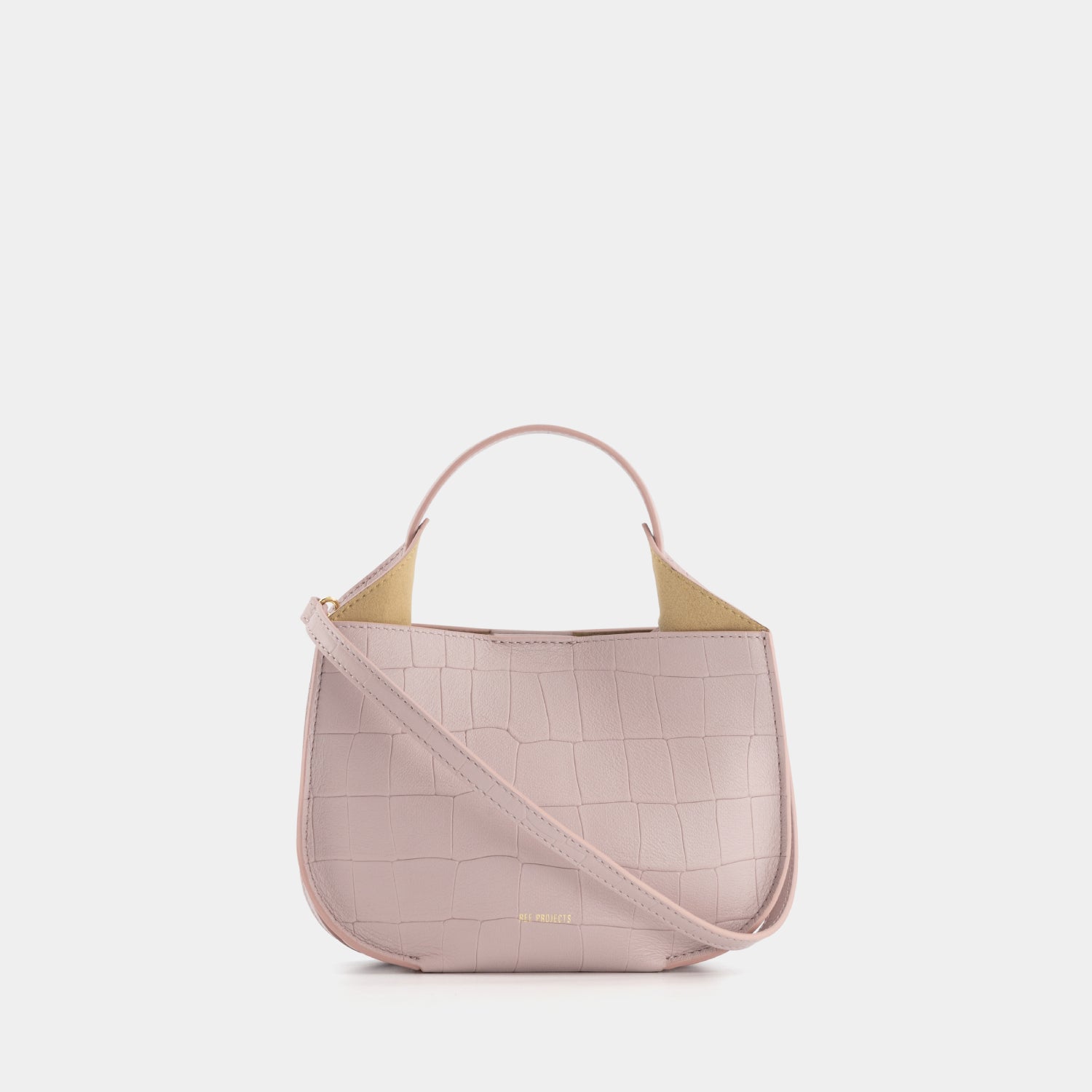 HELENE HOBO MINI - SOFT CROC - ORCHIDEA