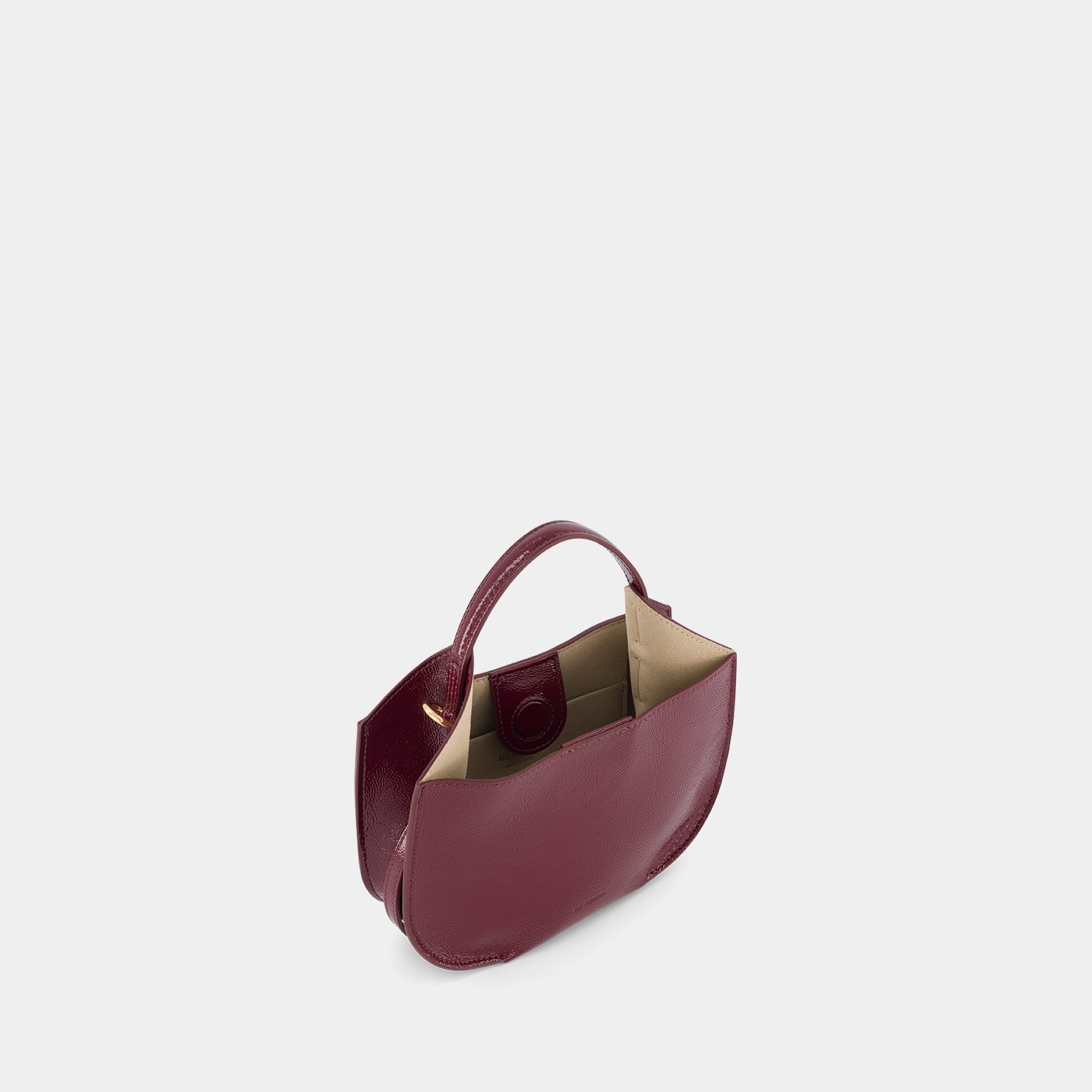 HELENE HOBO MINI - NAPPA LAK - BURGUNDY