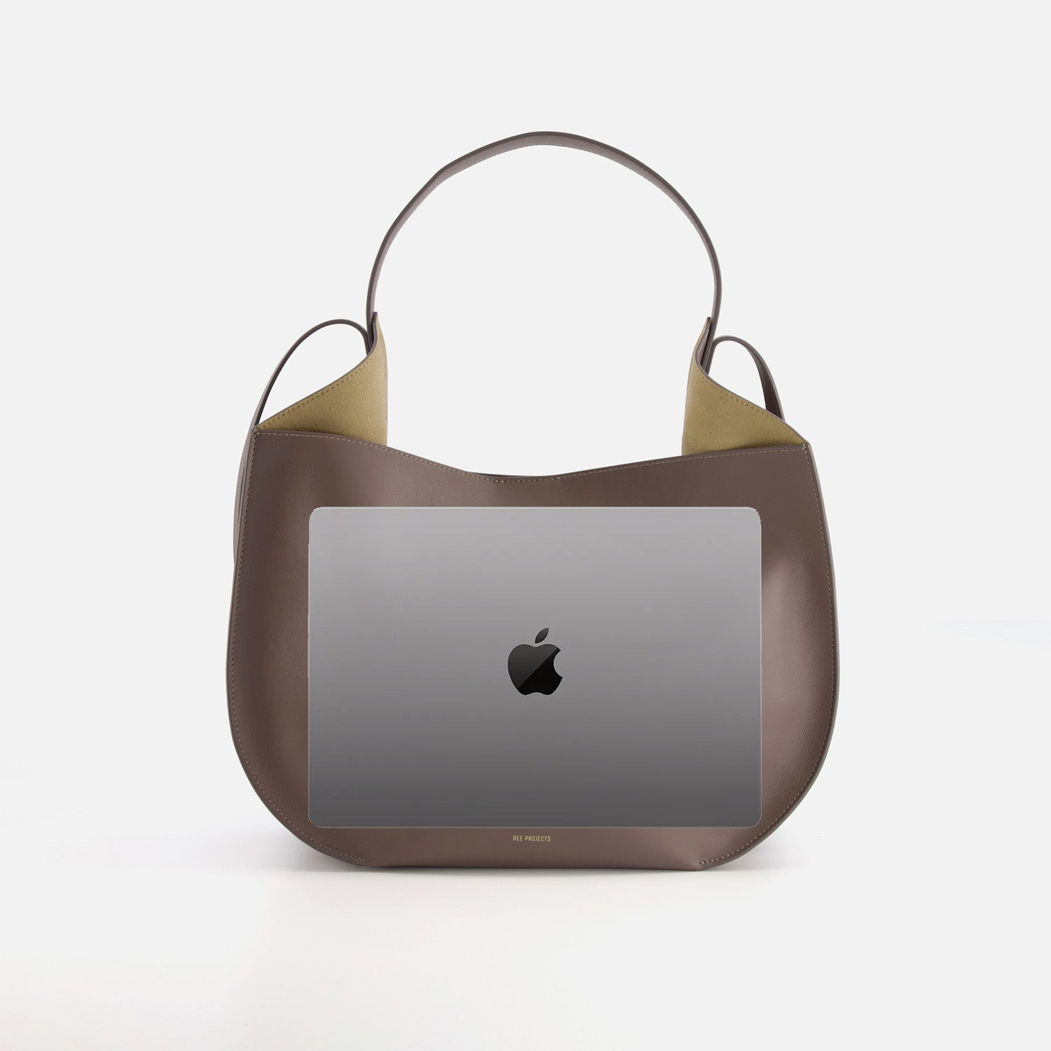 HELENE HOBO - SOFT CALF - ASH BROWN