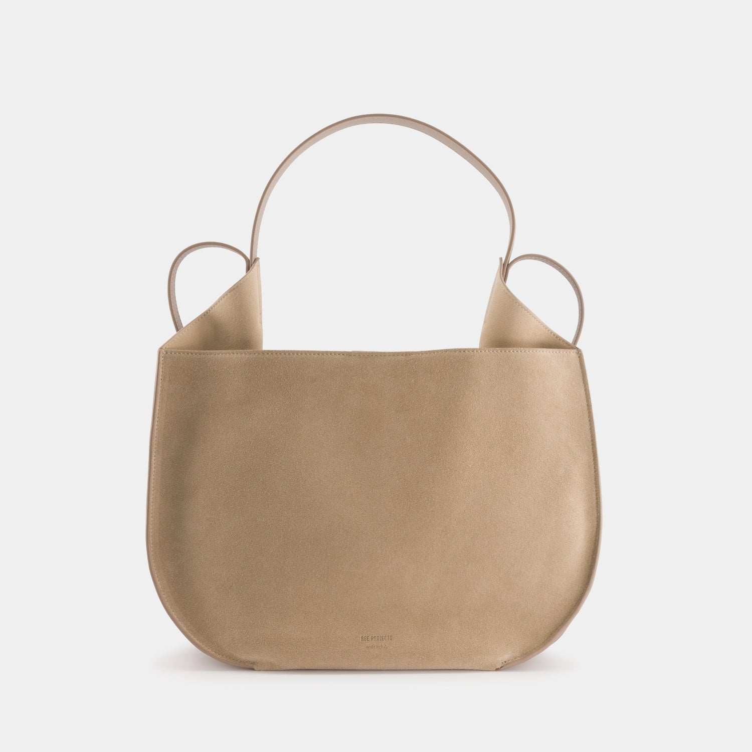 HELENE HOBO - SUEDE SOFT CALF - SANDSTONE