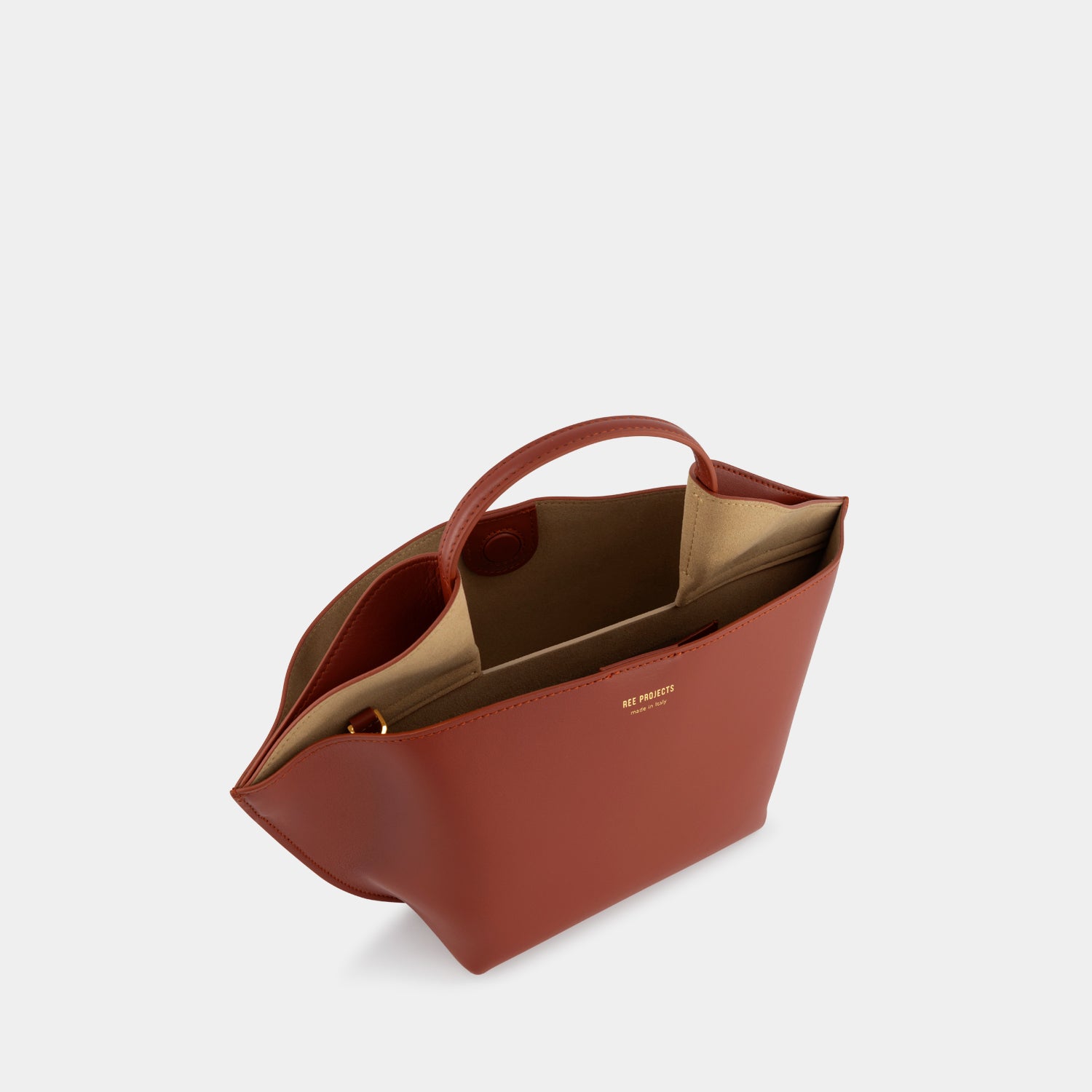 ANN TOTE MINI - SOFT CALF - COGNAC