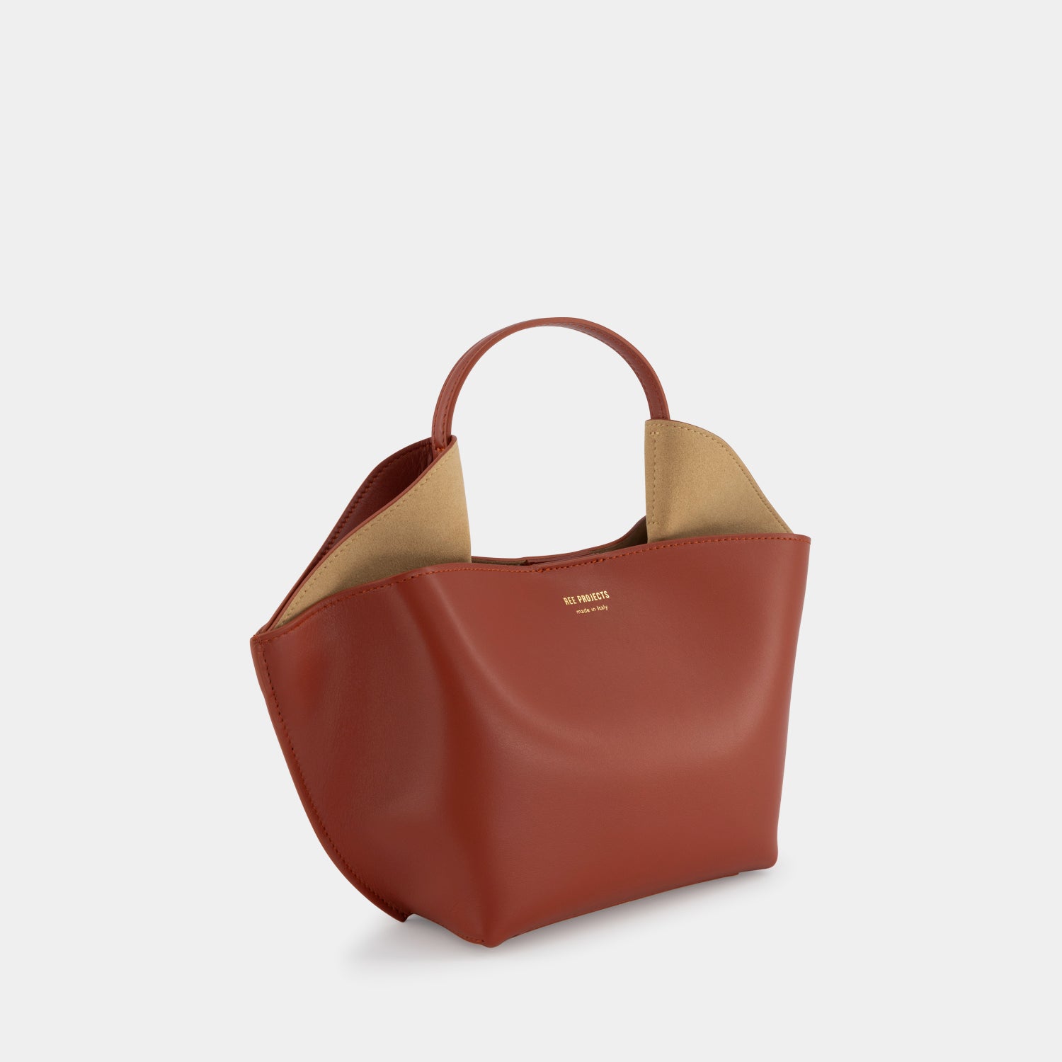 ANN TOTE MINI - SOFT CALF - COGNAC
