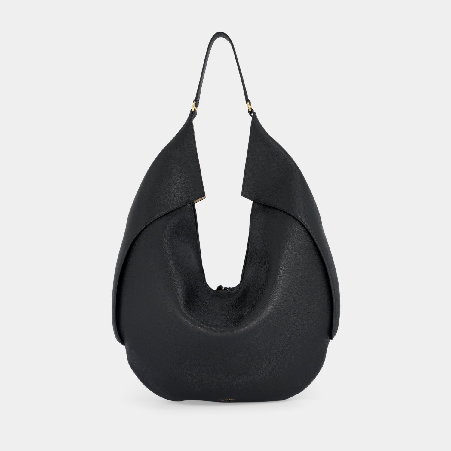 RIVA HOBO - PEBBLE GRAIN - BLACK