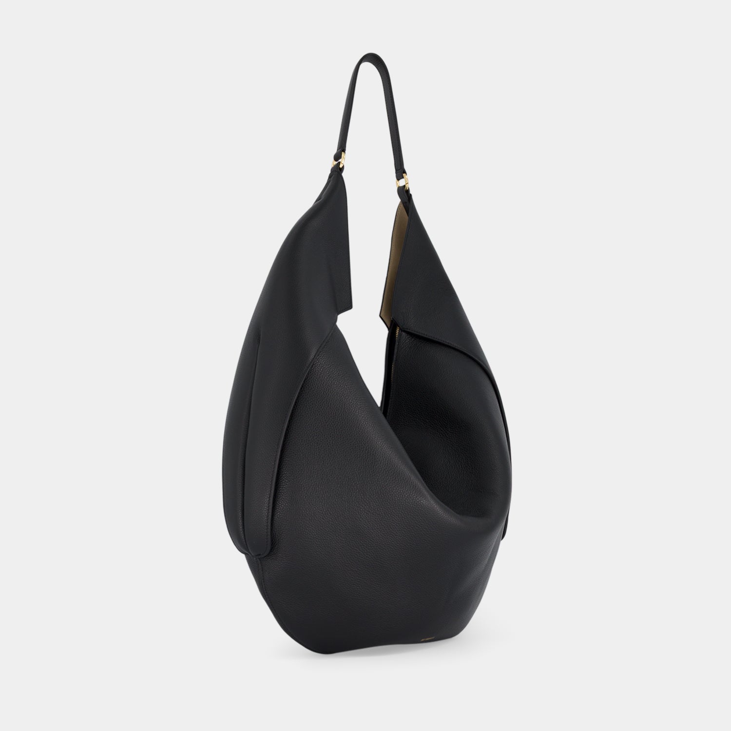 RIVA HOBO - PEBBLE GRAIN - BLACK