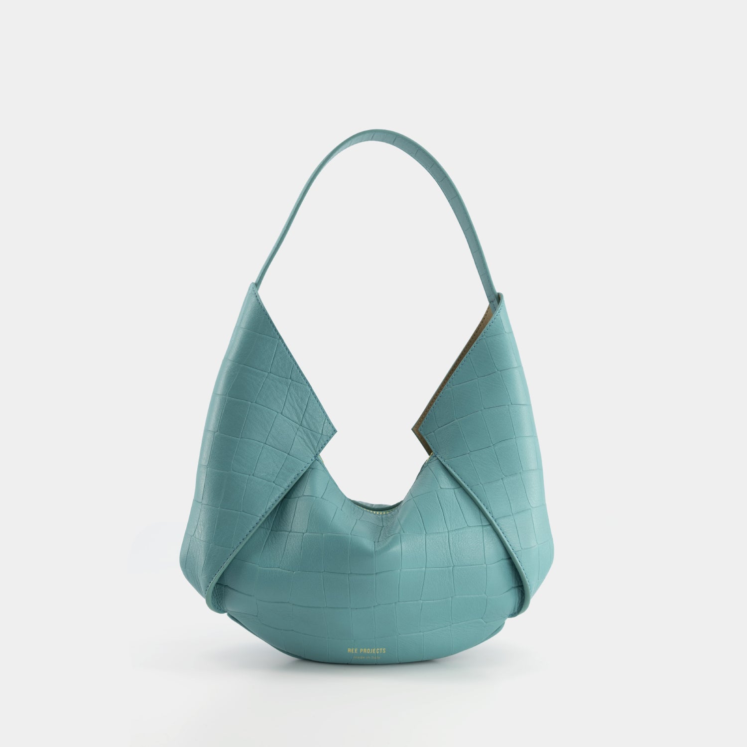 Riva Mini - Soft Croc - Turquoise