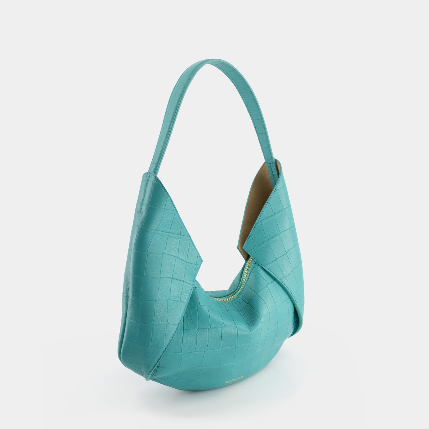 Riva Mini - Soft Croc - Turquoise