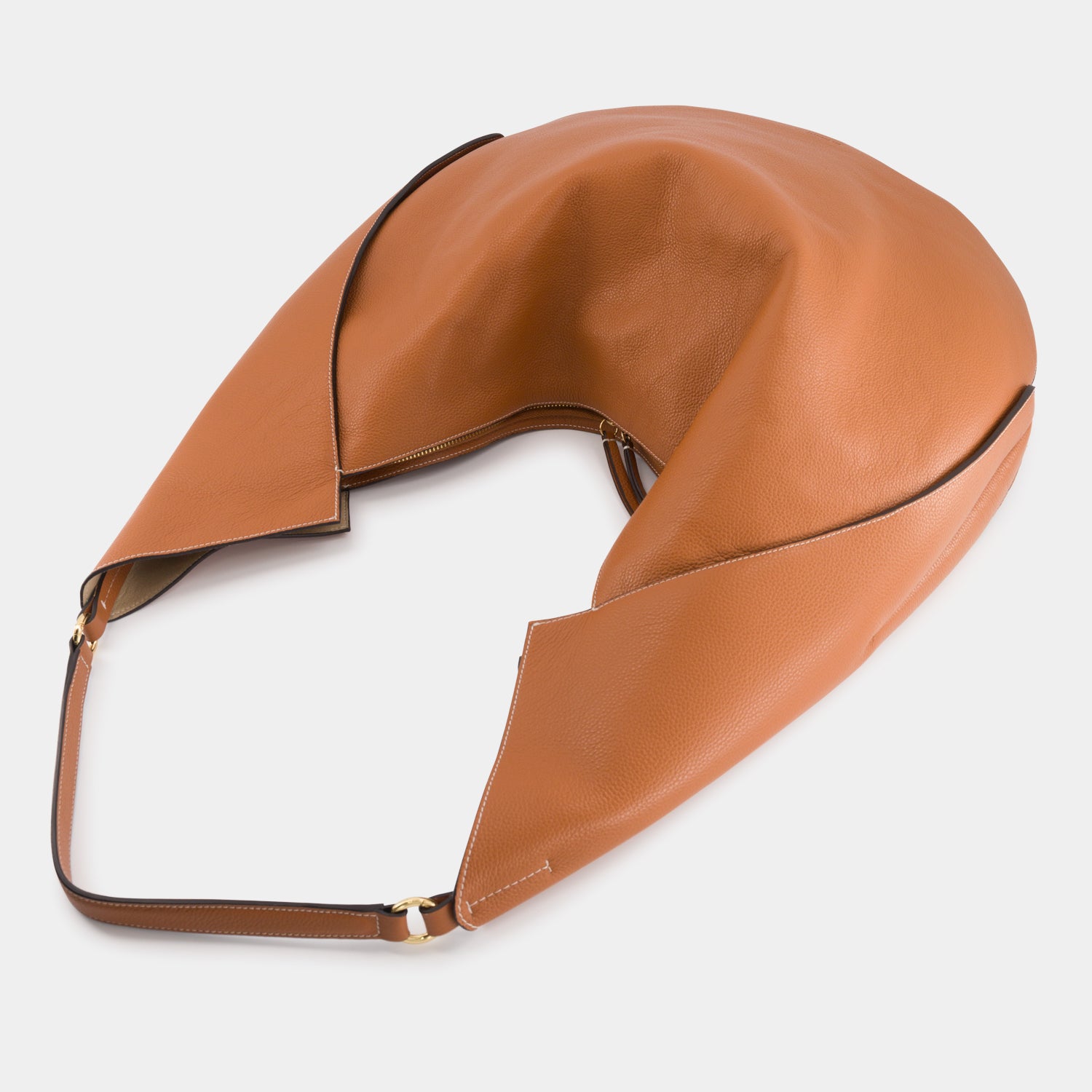 RIVA HOBO - PEBBLE GRAIN - CARAMEL