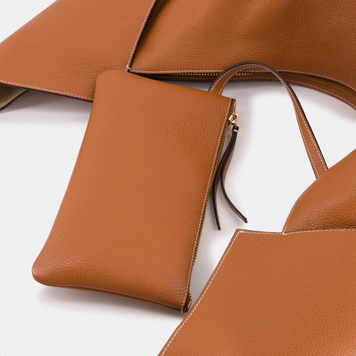 RIVA HOBO - PEBBLE GRAIN - CARAMEL