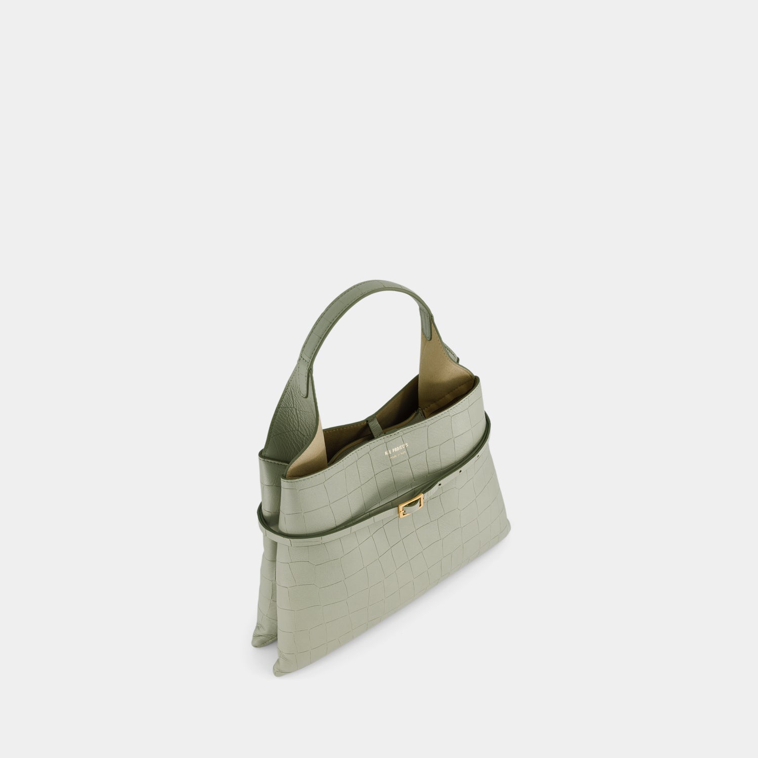 TOTE CLARE MINI - SOFT CROC - SAGE