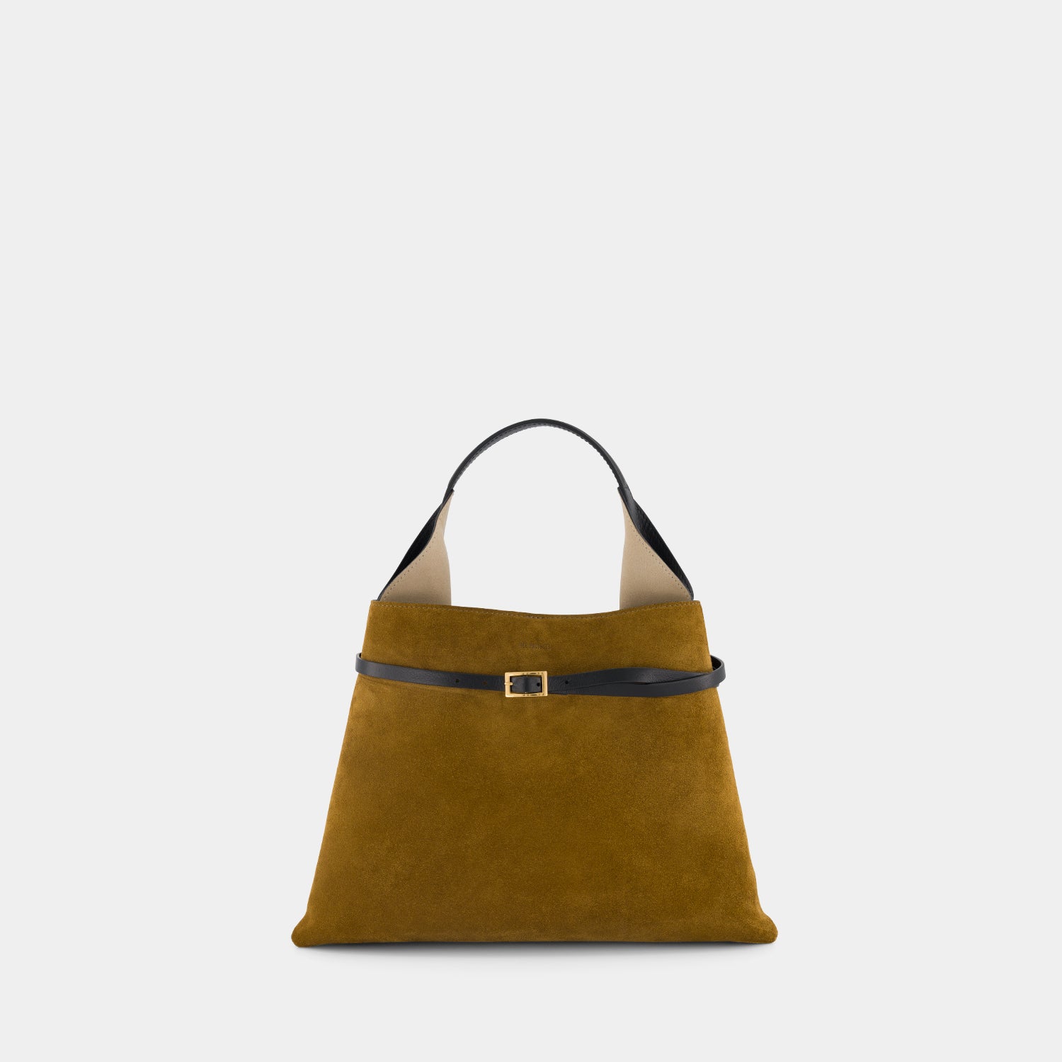 TOTE CLARE MINI - SUEDE SOFT CALF - MUSTARD BLACK