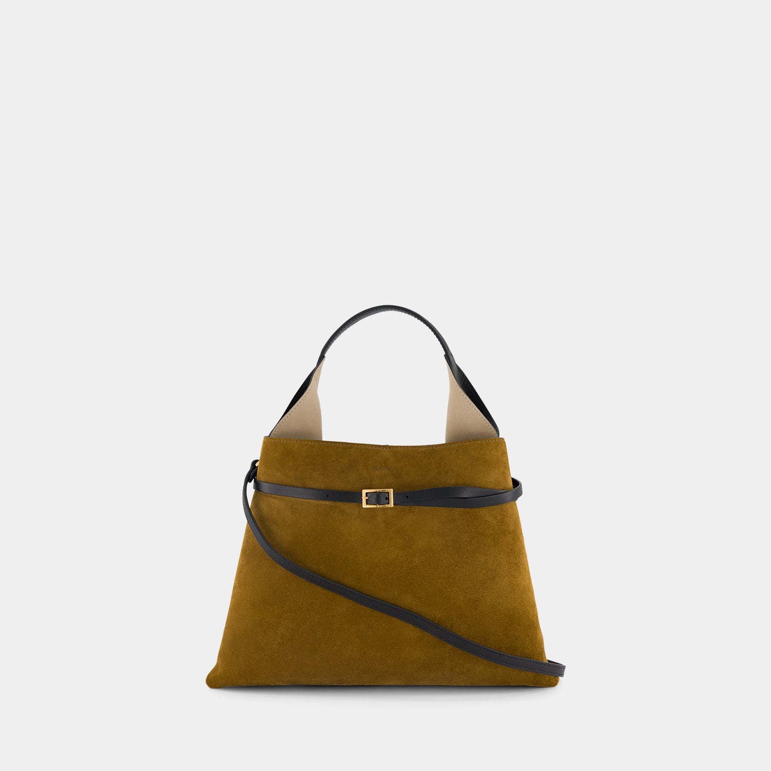 TOTE CLARE MINI - SUEDE SOFT CALF - MUSTARD BLACK