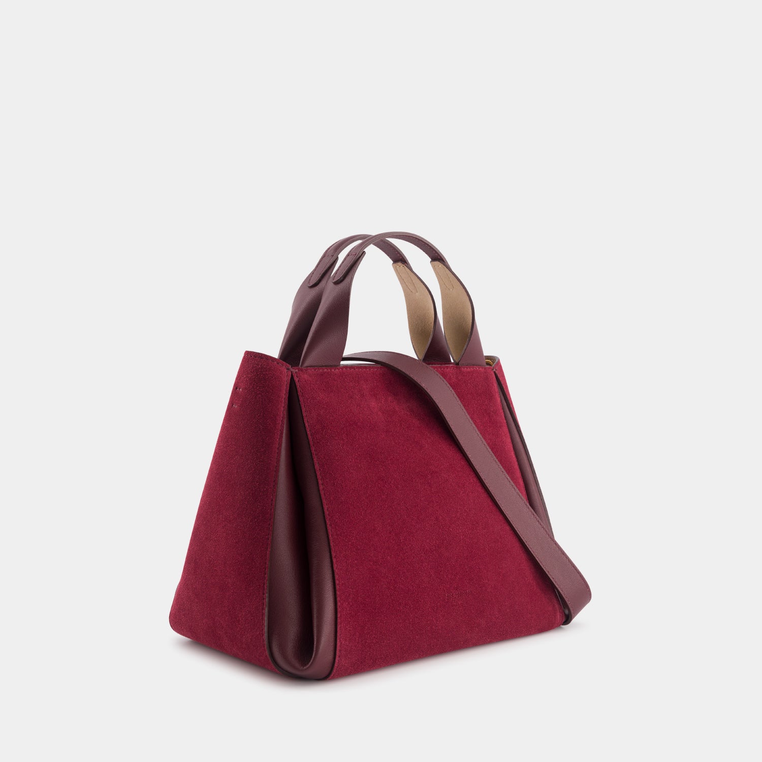 AVY MEDIUM - SUEDE SOFT CALF - MAROON
