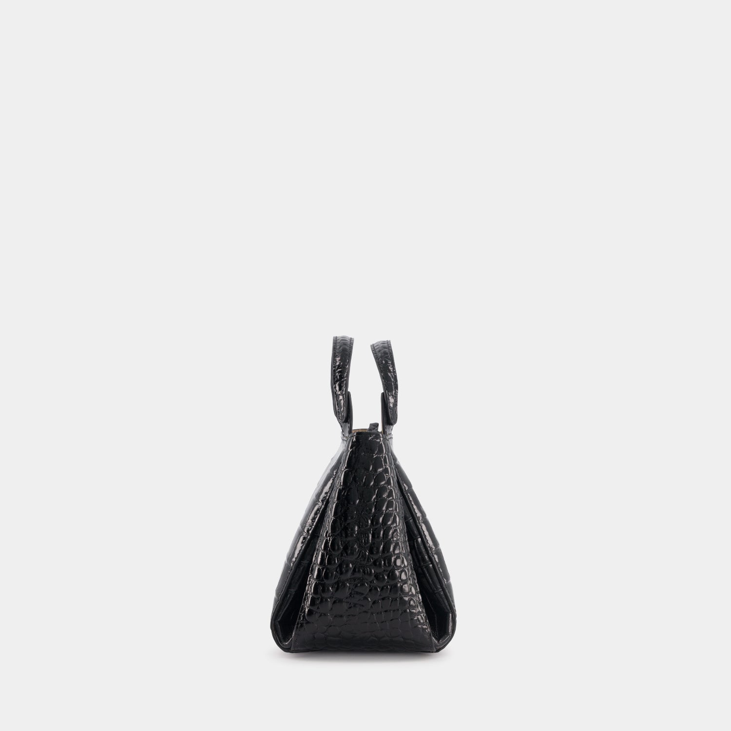 AVY MINI - CROC - BLACK
