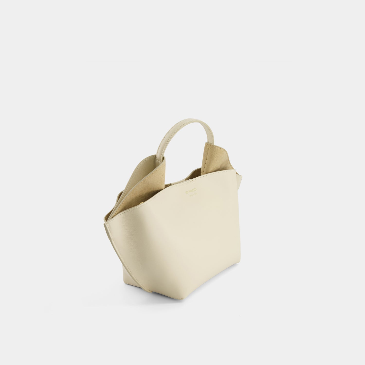 REE PROJECTS Ann Tote Mini Beige Soft Calf Italian Leather Handbag Crossbody Elegant Evening Everyday 