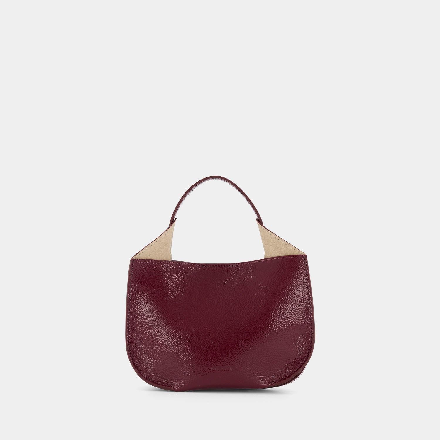 HELENE HOBO MINI - NAPPA LAK - BURGUNDY