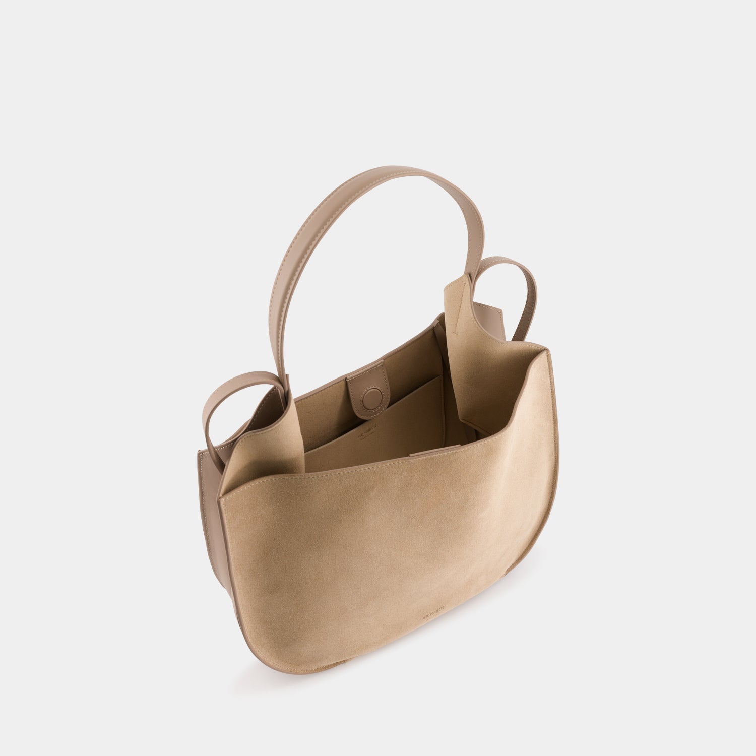 HELENE HOBO - SUEDE SOFT CALF - SANDSTONE