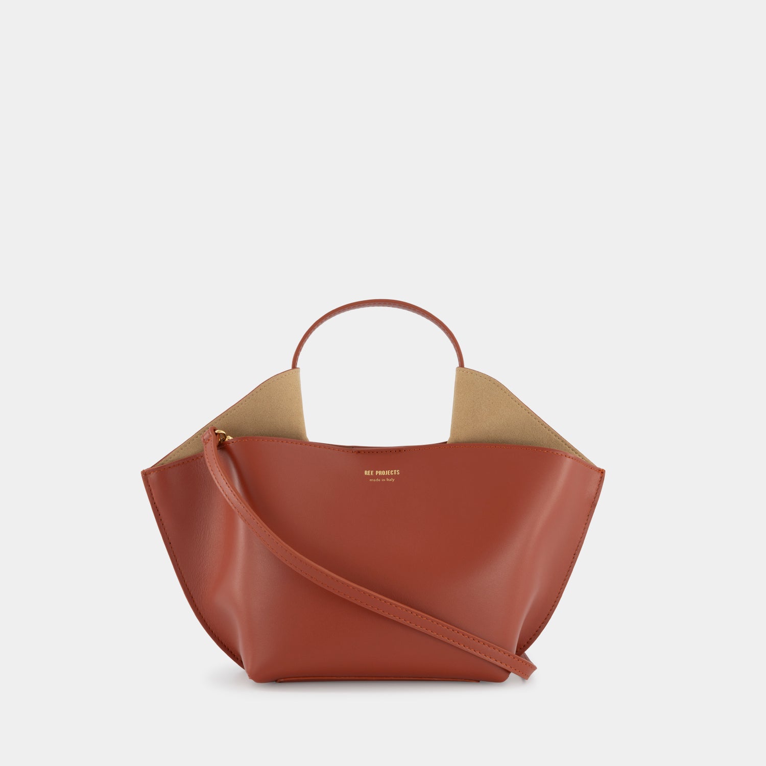 ANN TOTE MINI - SOFT CALF - COGNAC