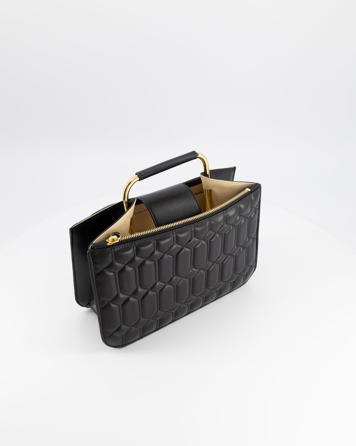 TESS - QUILTED NAPPA - BLACK