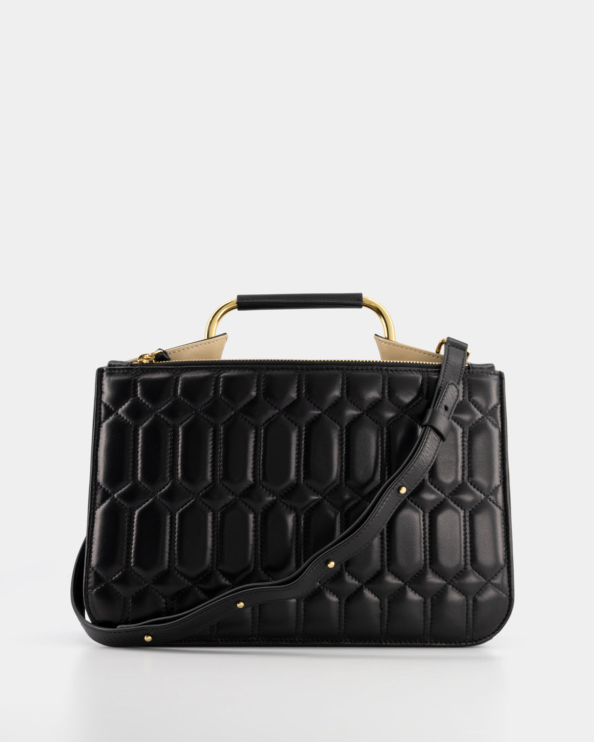 TESS - QUILTED NAPPA - BLACK