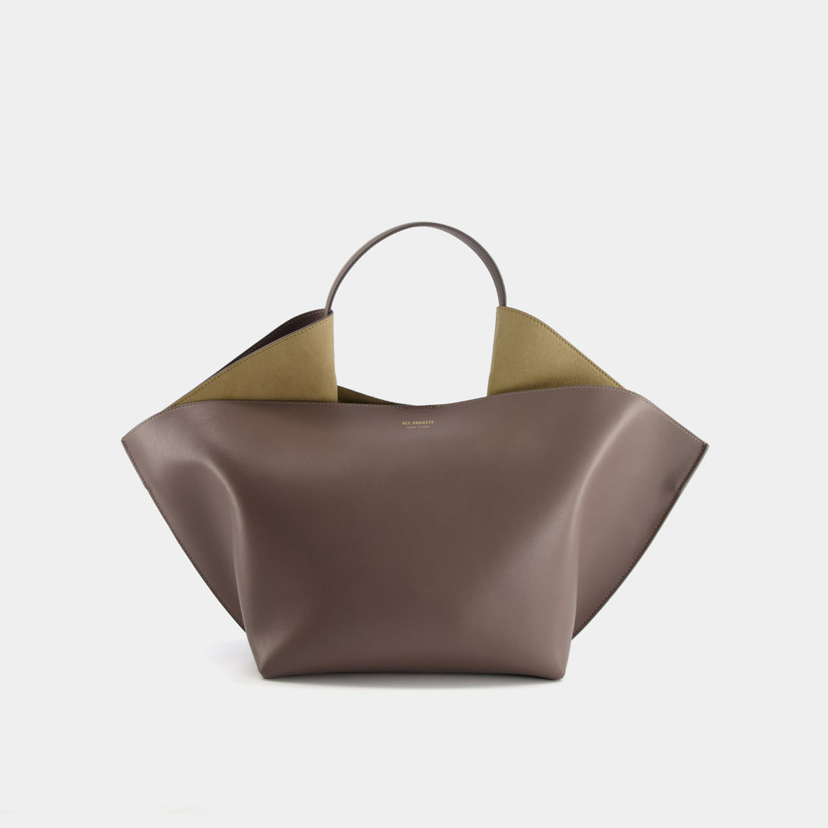 ANN TOTE MEDIUM - SOFT CALF - ASH BROWN