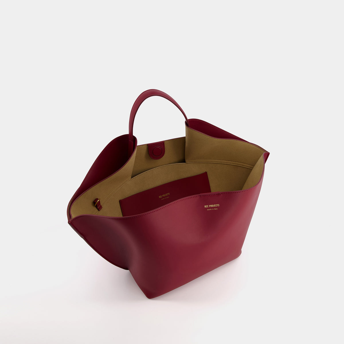 ANN TOTE MEDIUM - SOFT CALF -  PLUM