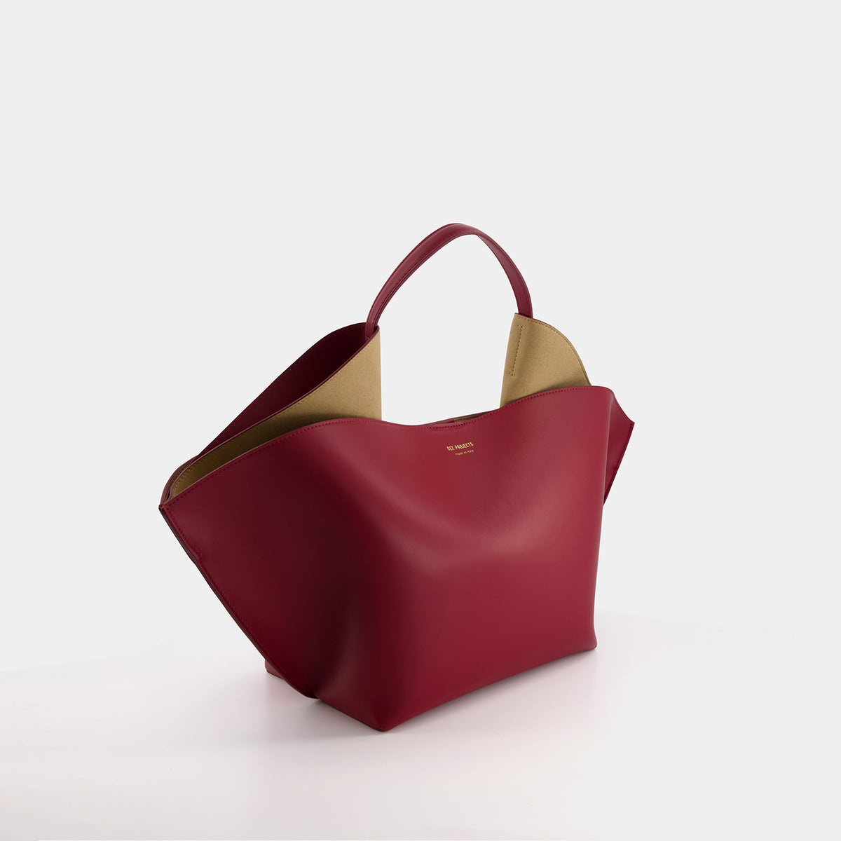 ANN TOTE MEDIUM - SOFT CALF -  PLUM