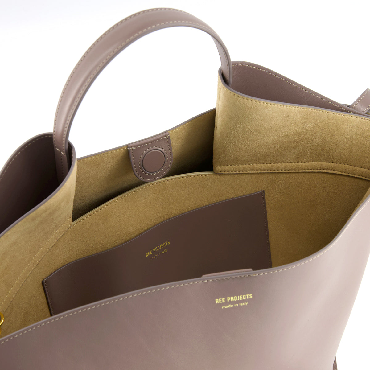 HELENE HOBO - SOFT CALF - ASH BROWN - ree-projects