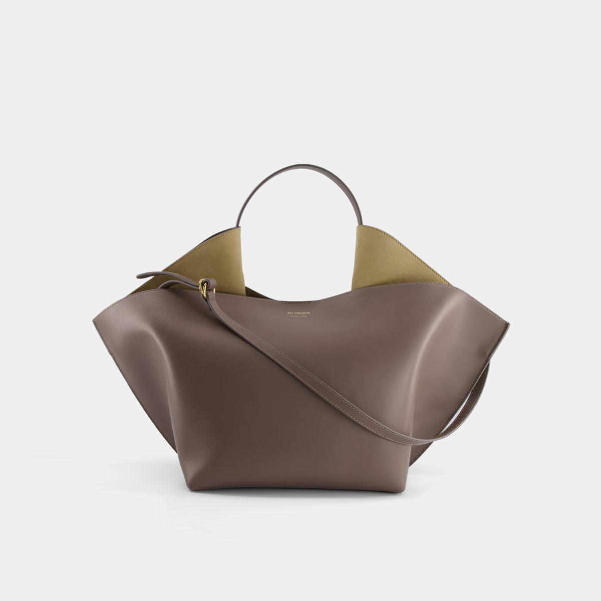 ANN TOTE MEDIUM - SOFT CALF - ASH BROWN