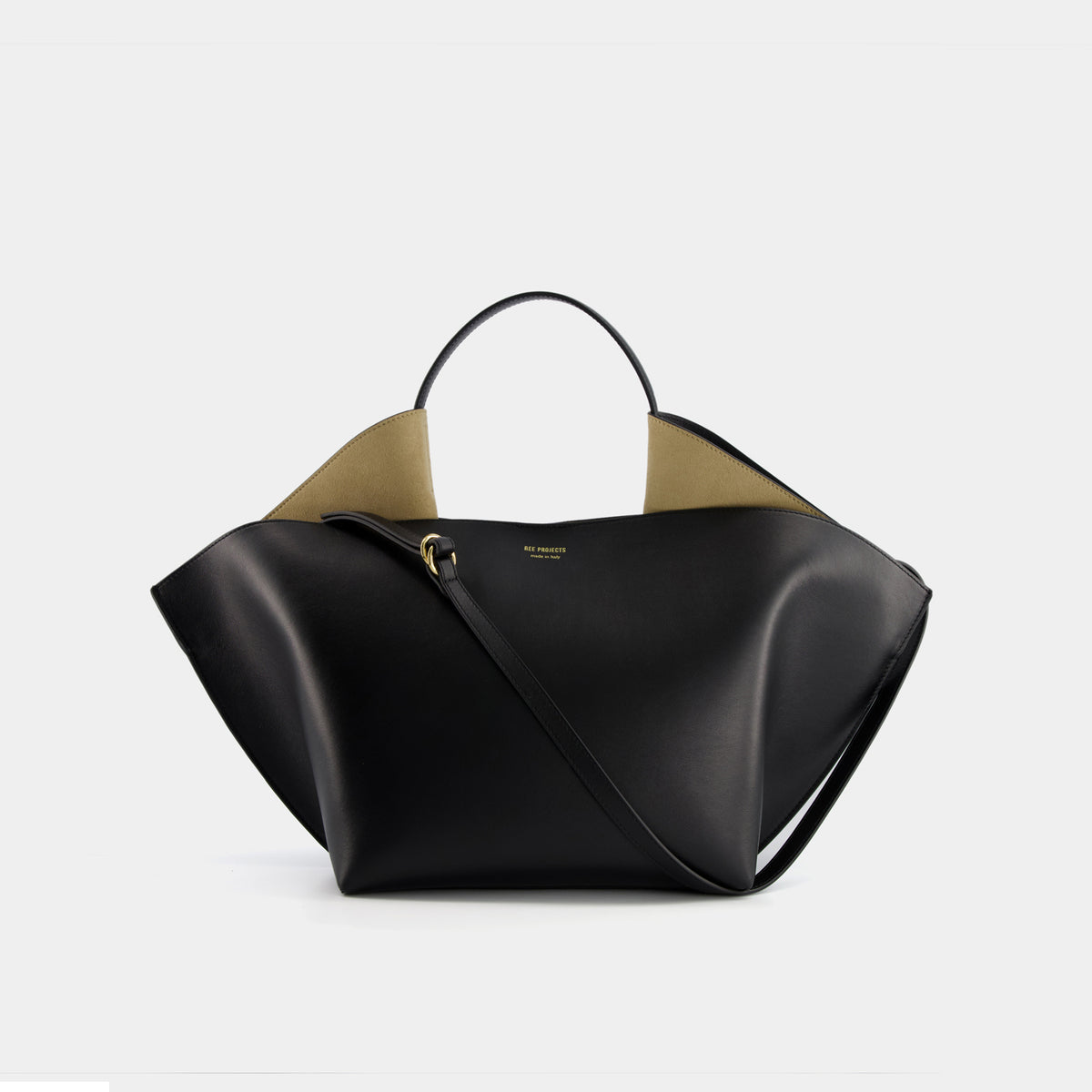 ANN TOTE MEDIUM - SOFT CALF - BLACK