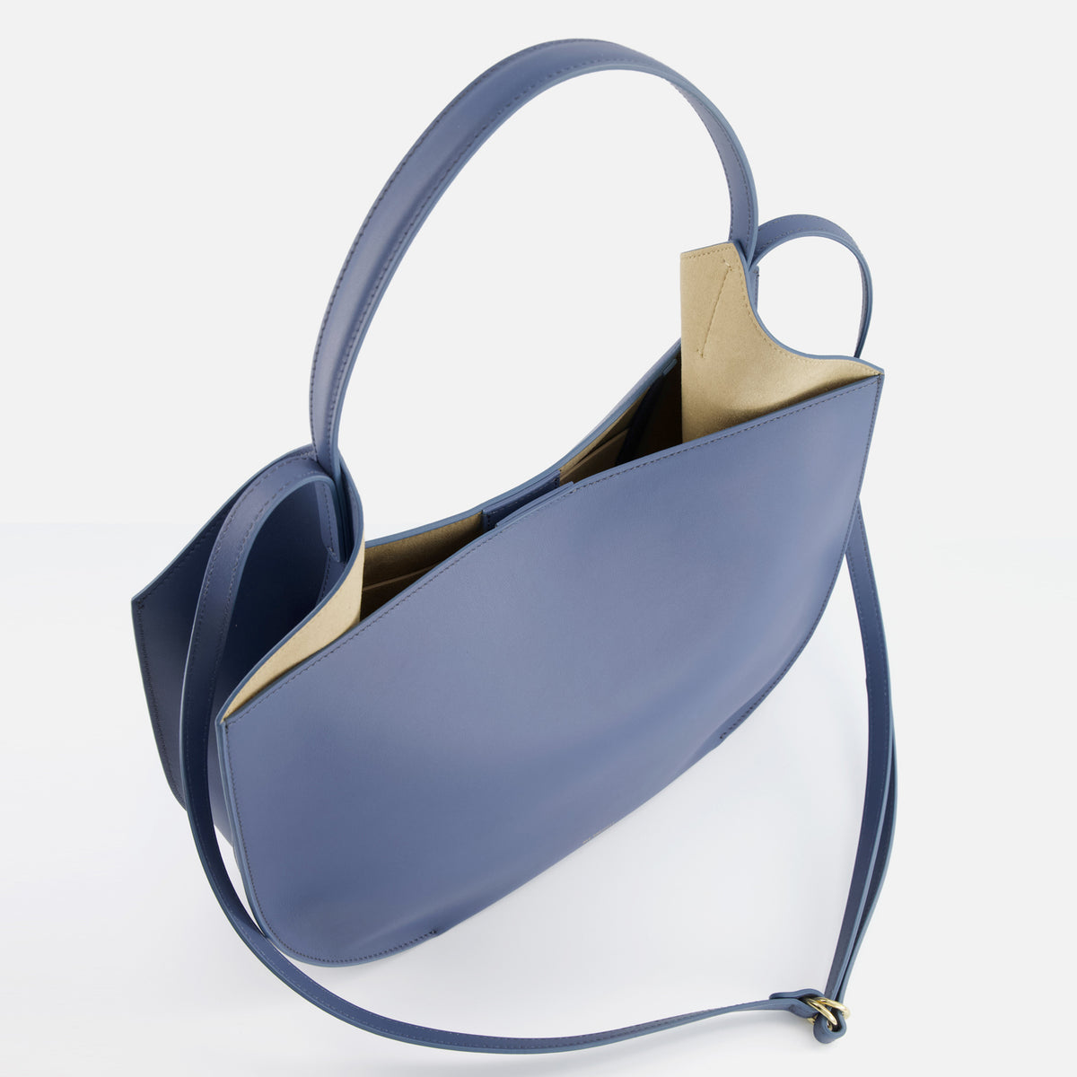 HELENE HOBO - SOFT CALF - BLUE NOTE