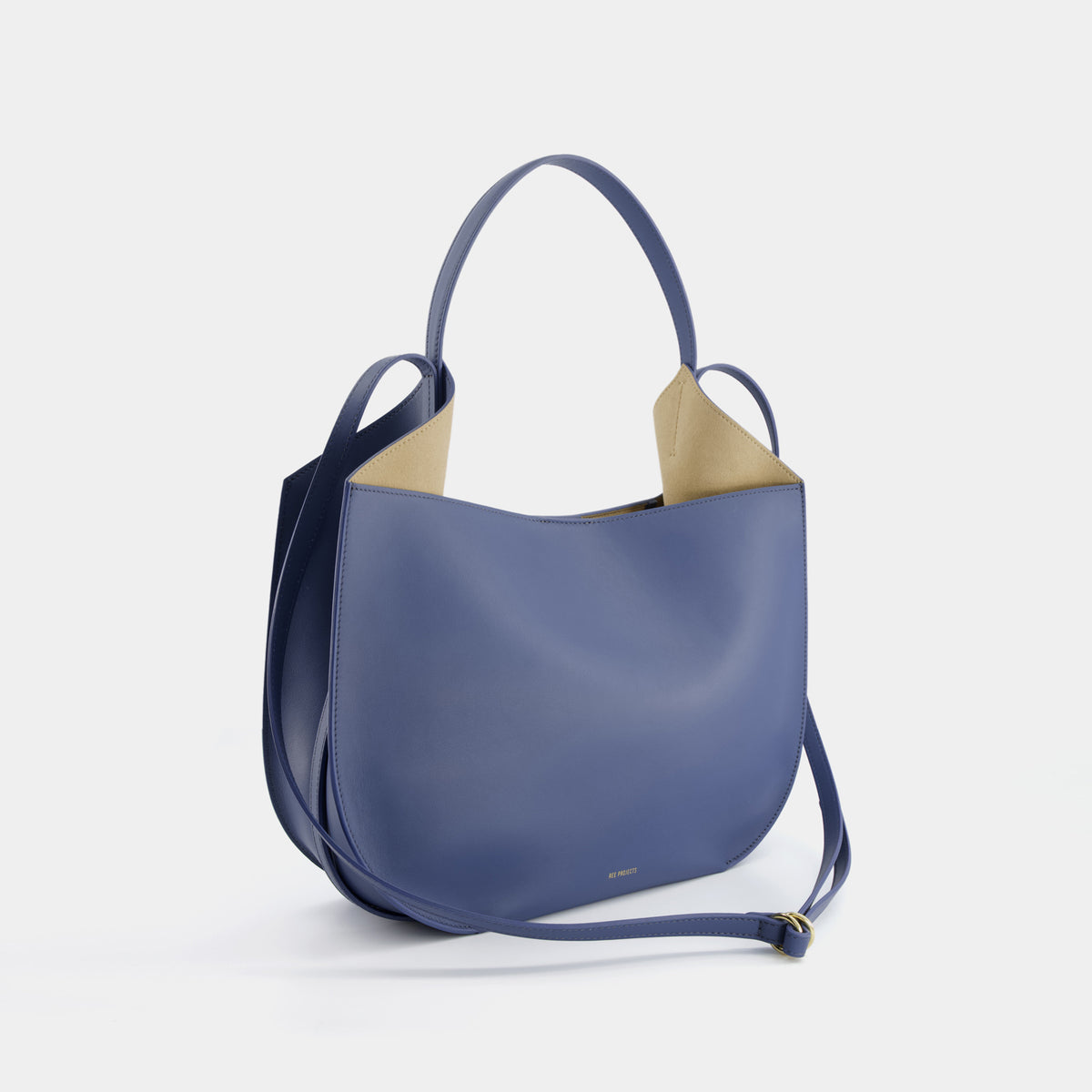 HELENE HOBO - SOFT CALF - BLUE NOTE