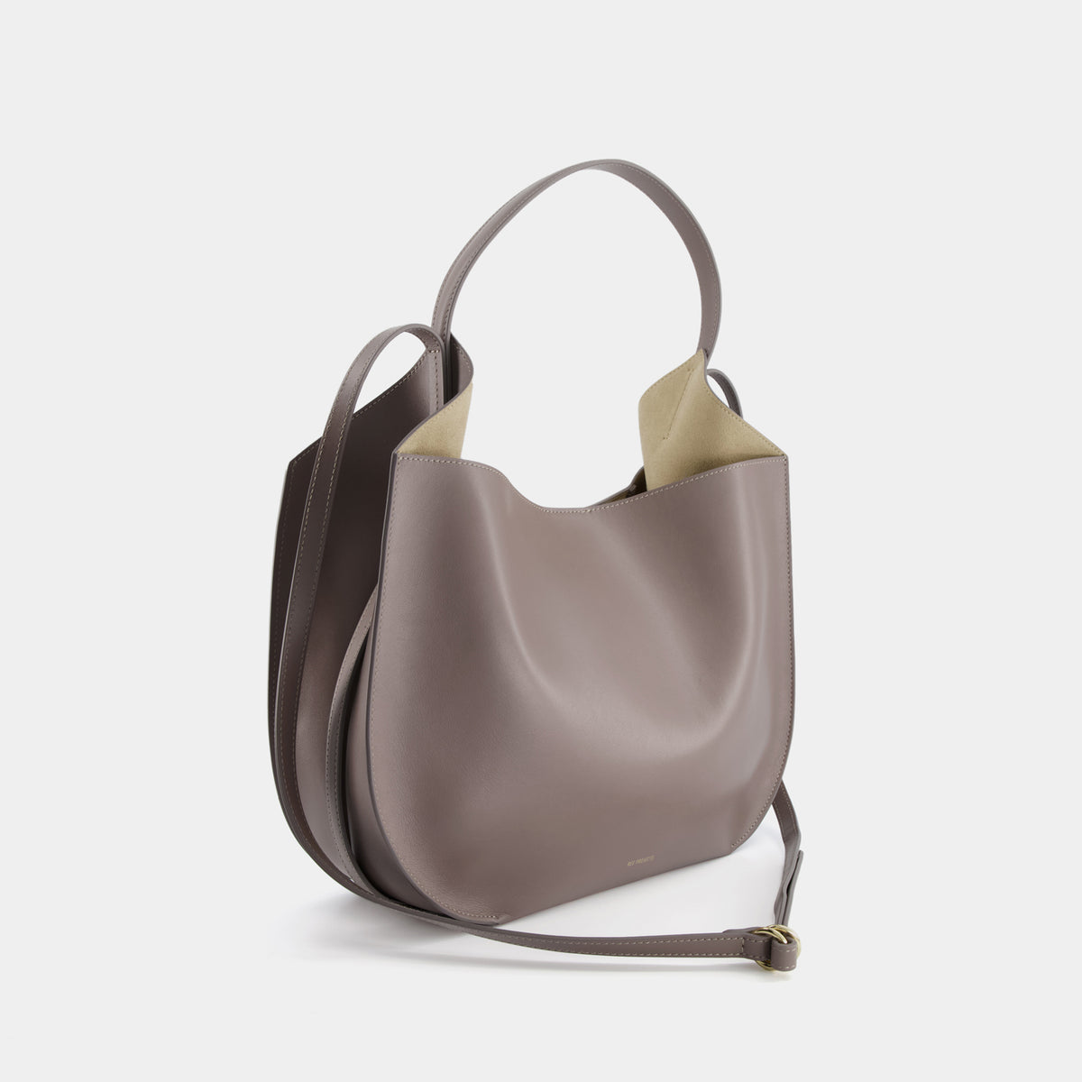 HELENE HOBO - SOFT CALF - ASH BROWN