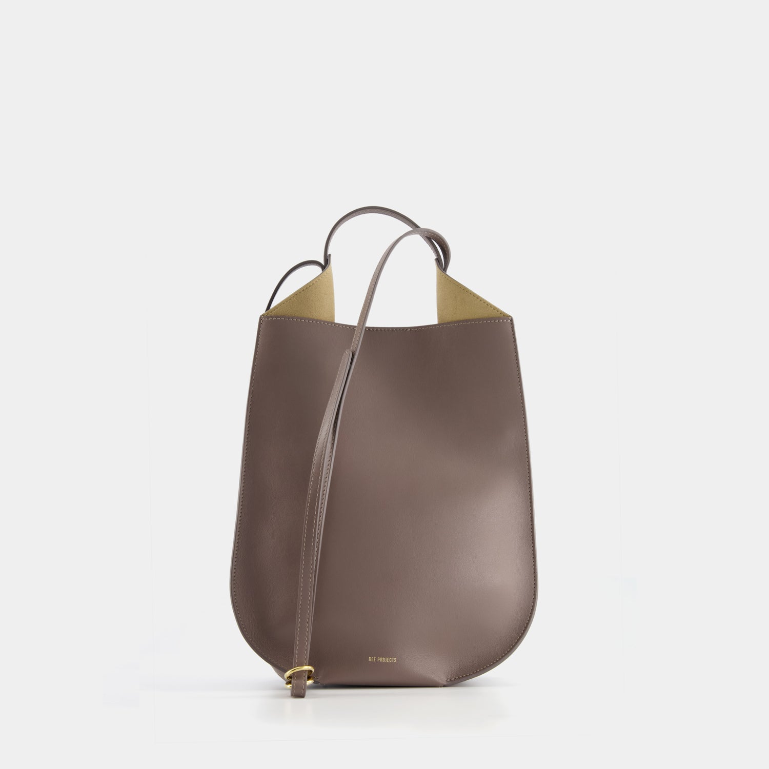 Aesther Ekme Mini Sac Smooth Leather Top Handle Bag In Fallen Rock