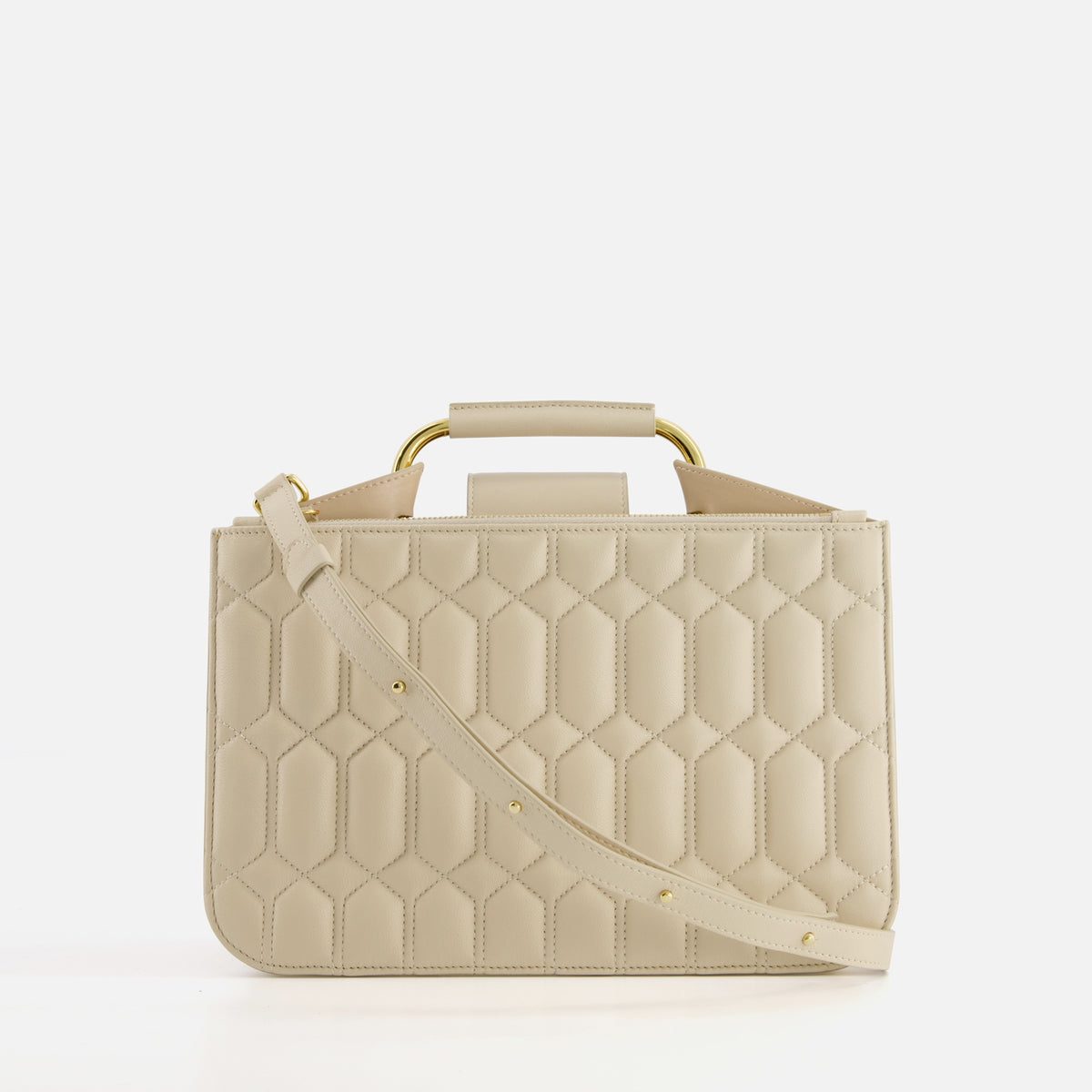TESS - QUILTED NAPPA - CHALK