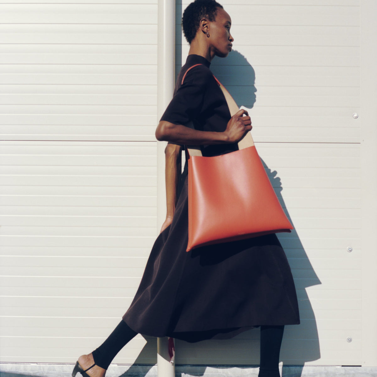 TOTE NESSA - SOFT CALF - GINGER